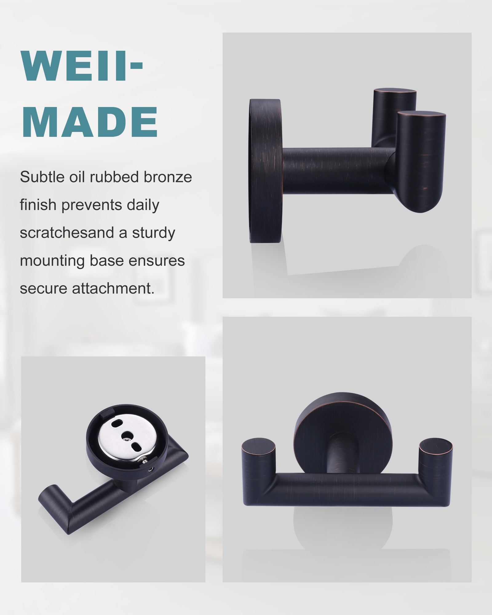 WOWOW 483307RB Robe-Hooks - View #5