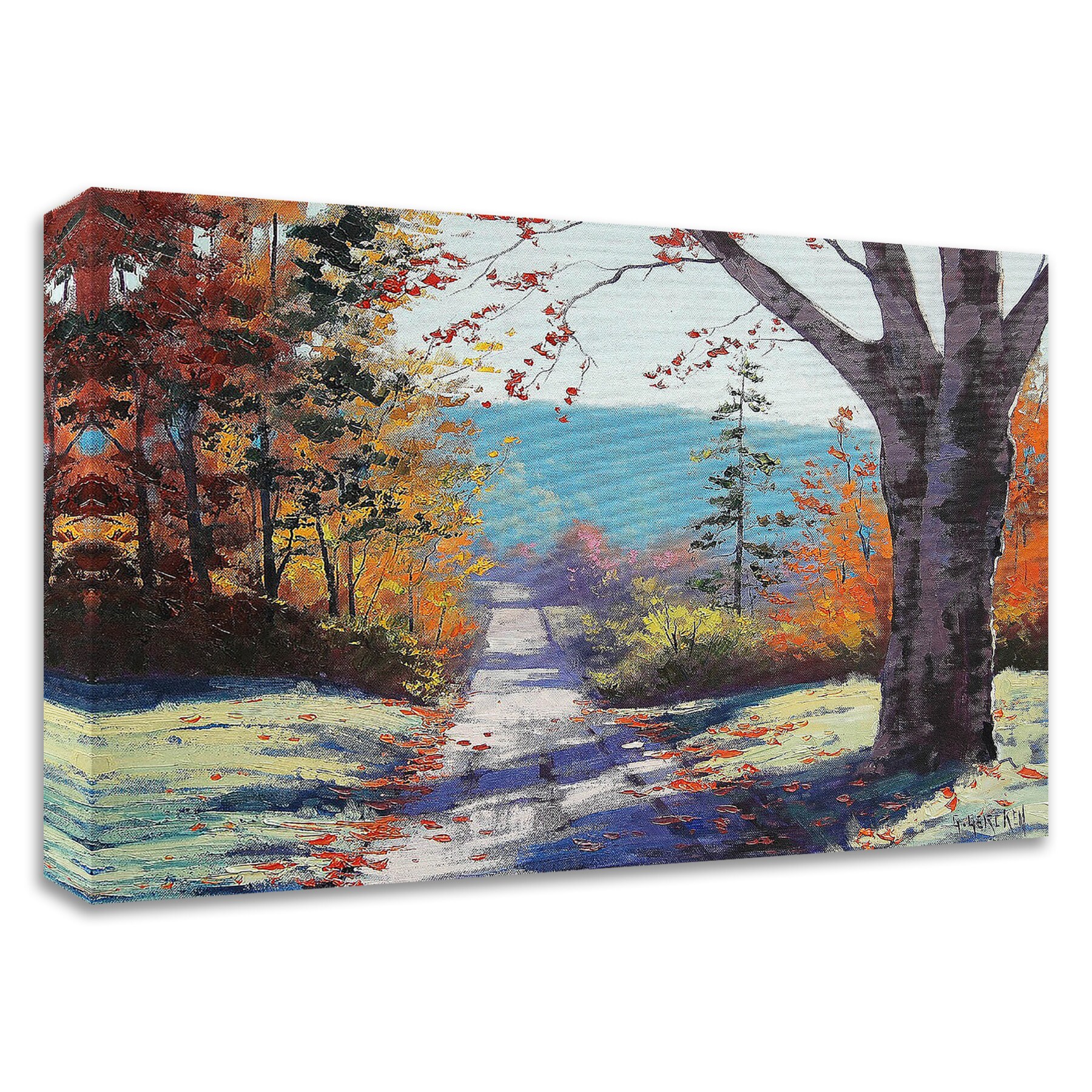 Tangletown Fine Art Autumn Delight Graham Gercken 14-in H x 17-in W ...