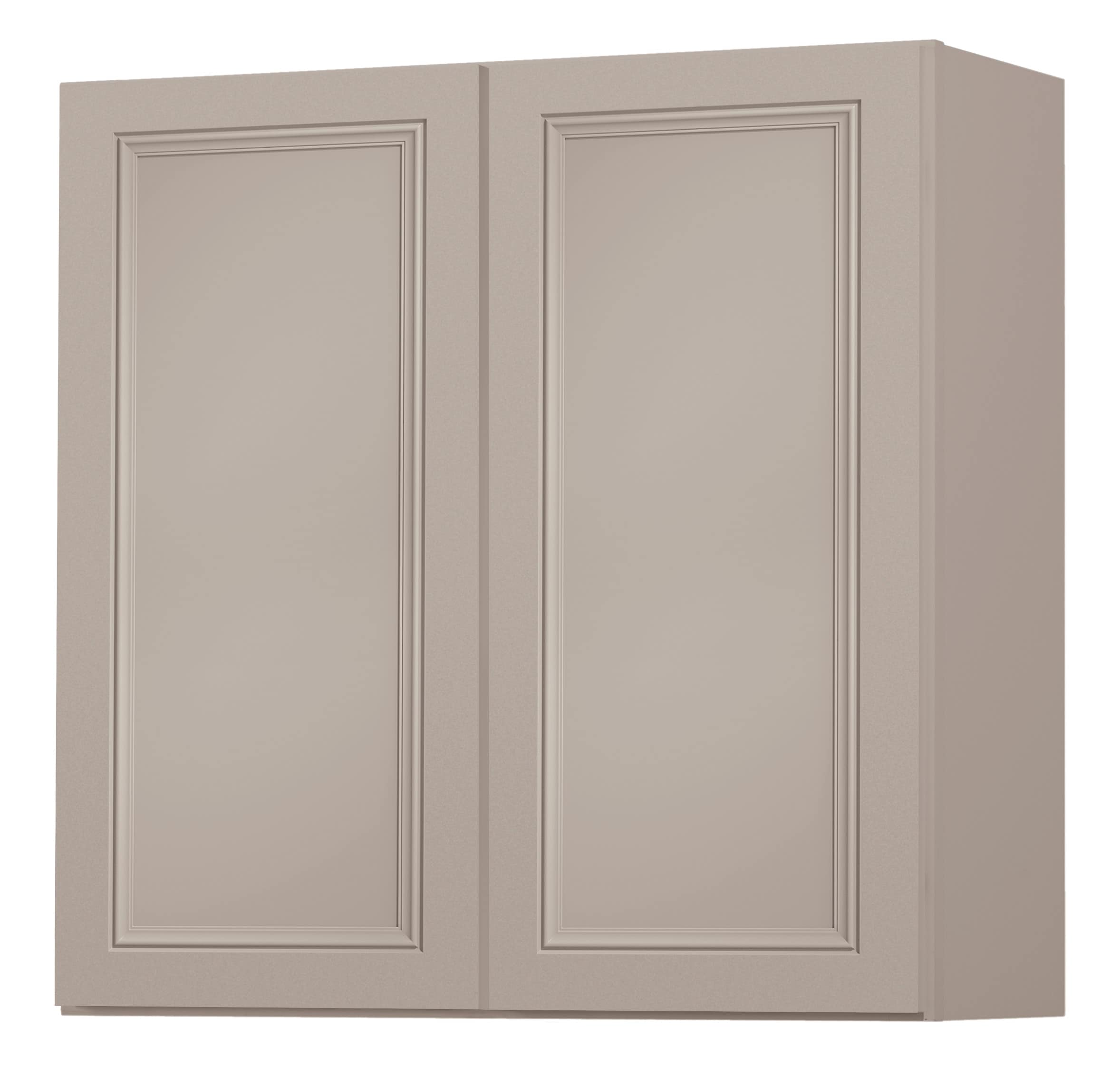 Wintucket 30-in W x 36-in H x 12-in D Cloud Gray Door Wall Fully Assembled Cabinet (Recessed Panel Square Door Style) | - Diamond NOW G15 W3036B