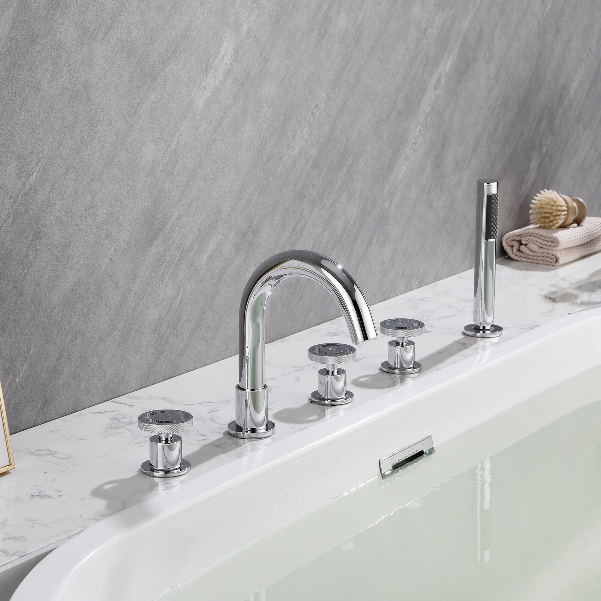 WELLFOR WA9013NS Roman-Tub-Faucets - View #5