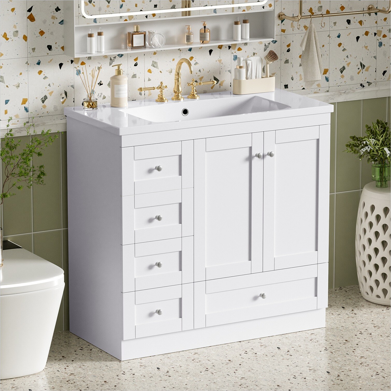 Naturefalls AQCOX7GJTH50 Bath-Vanity-Combo - View #7