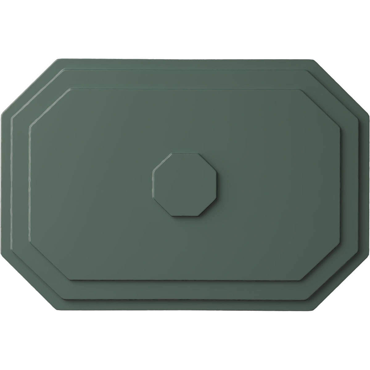 Ekena Millwork CM25FECBF Felix 25.25-in W x 17.25-in L Painted Cloud Burst Polyurethane Whole Ceiling Medallion