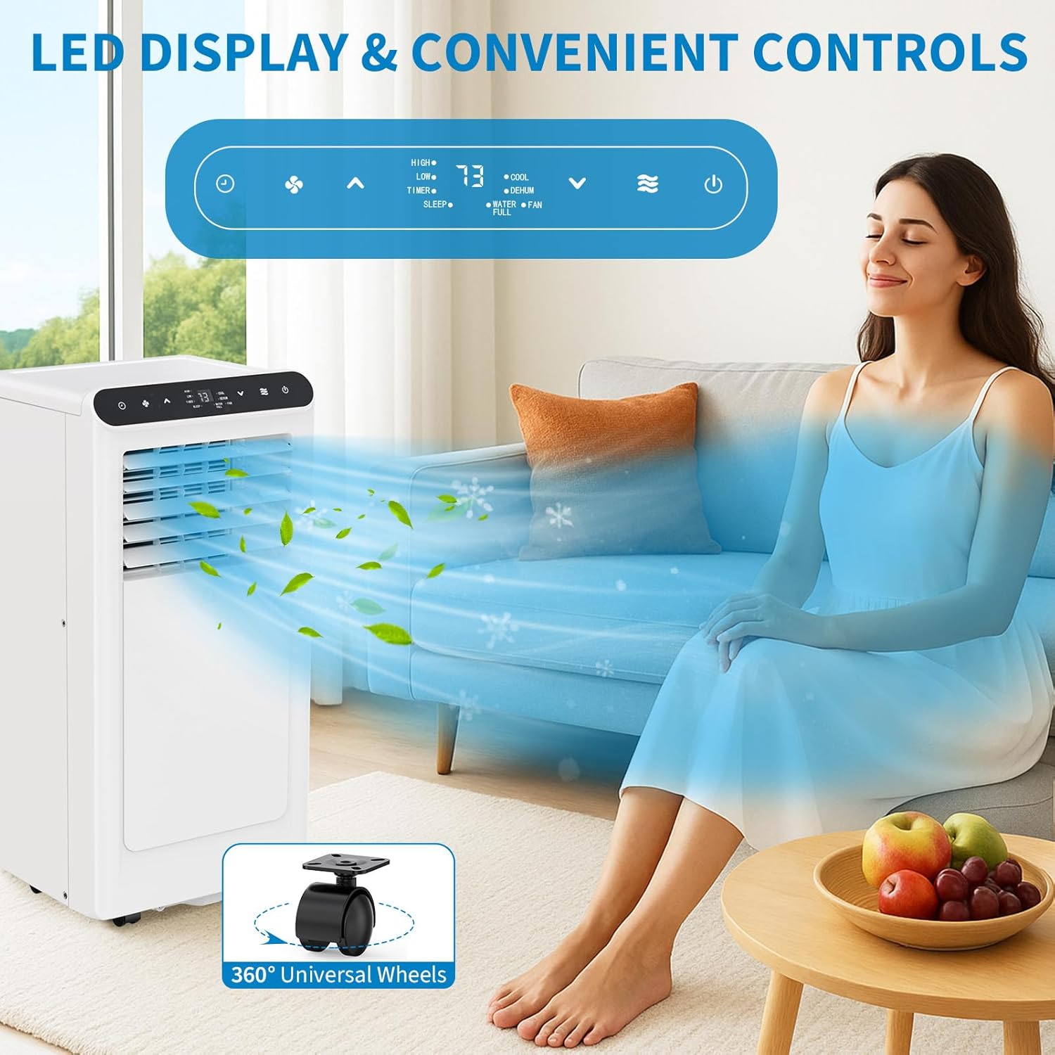 Qeetex 808-337DW8VN Portable-Air-Conditioners - View #5
