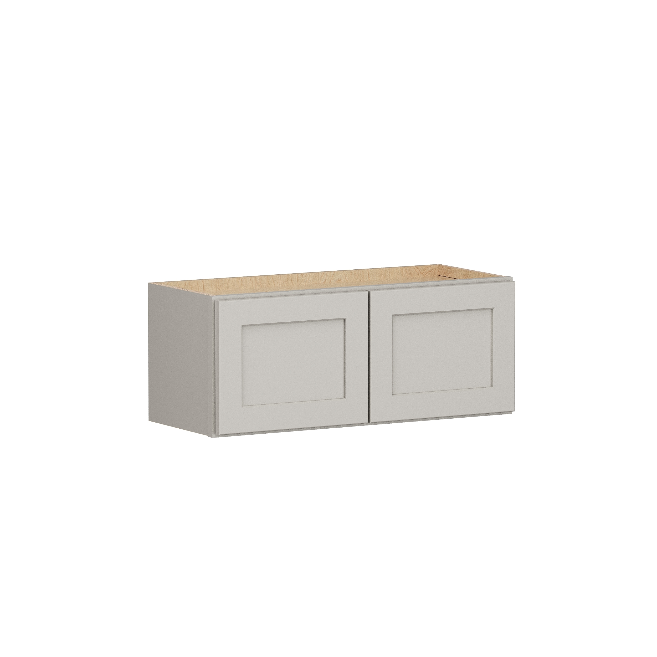 Shenandoah PRO Express Breckenridge 30-in W x 12.125-in H x 12-in D Linen Full Overlay Wall Fully Assembled Plywood Cabinet (Recessed Panel Shaker Door Style)