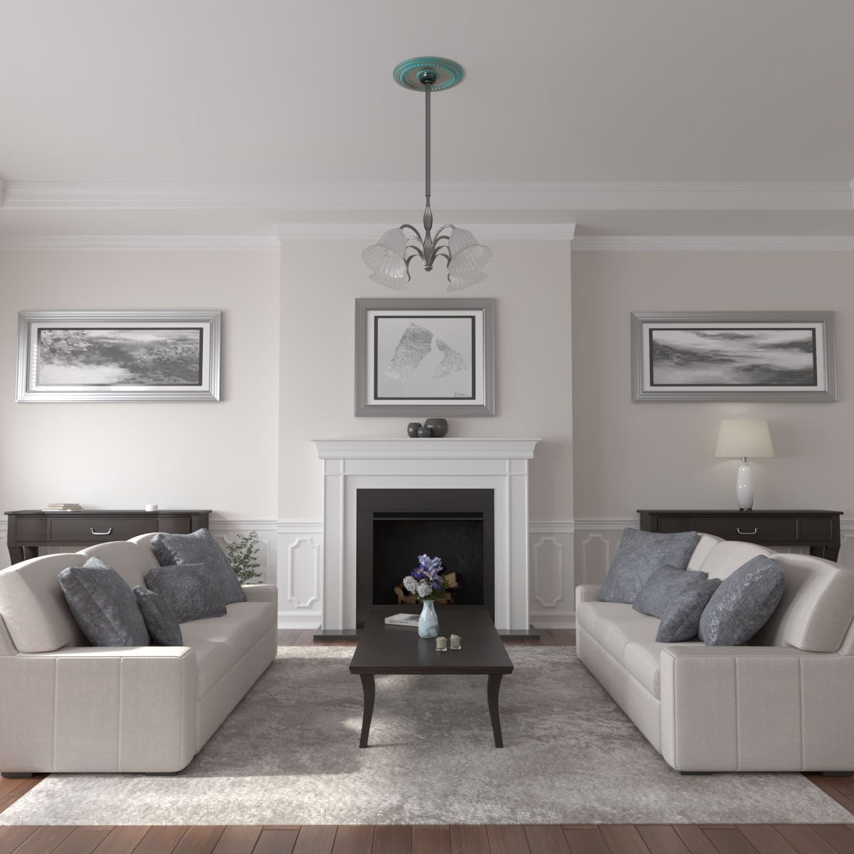 Ekena Millwork CM18ALCGS Ceiling-Medallions - View #4