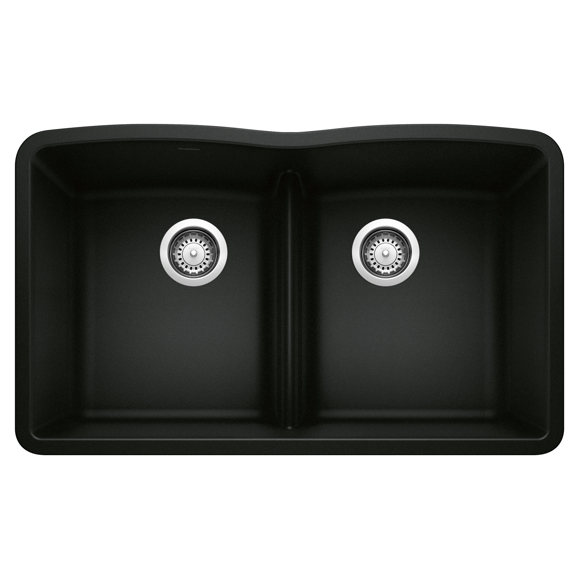 BLANCO 442914 Diamond Silgranit Undermount 32-in x 19.36-in Granite Double equal bowl Kitchen Sink