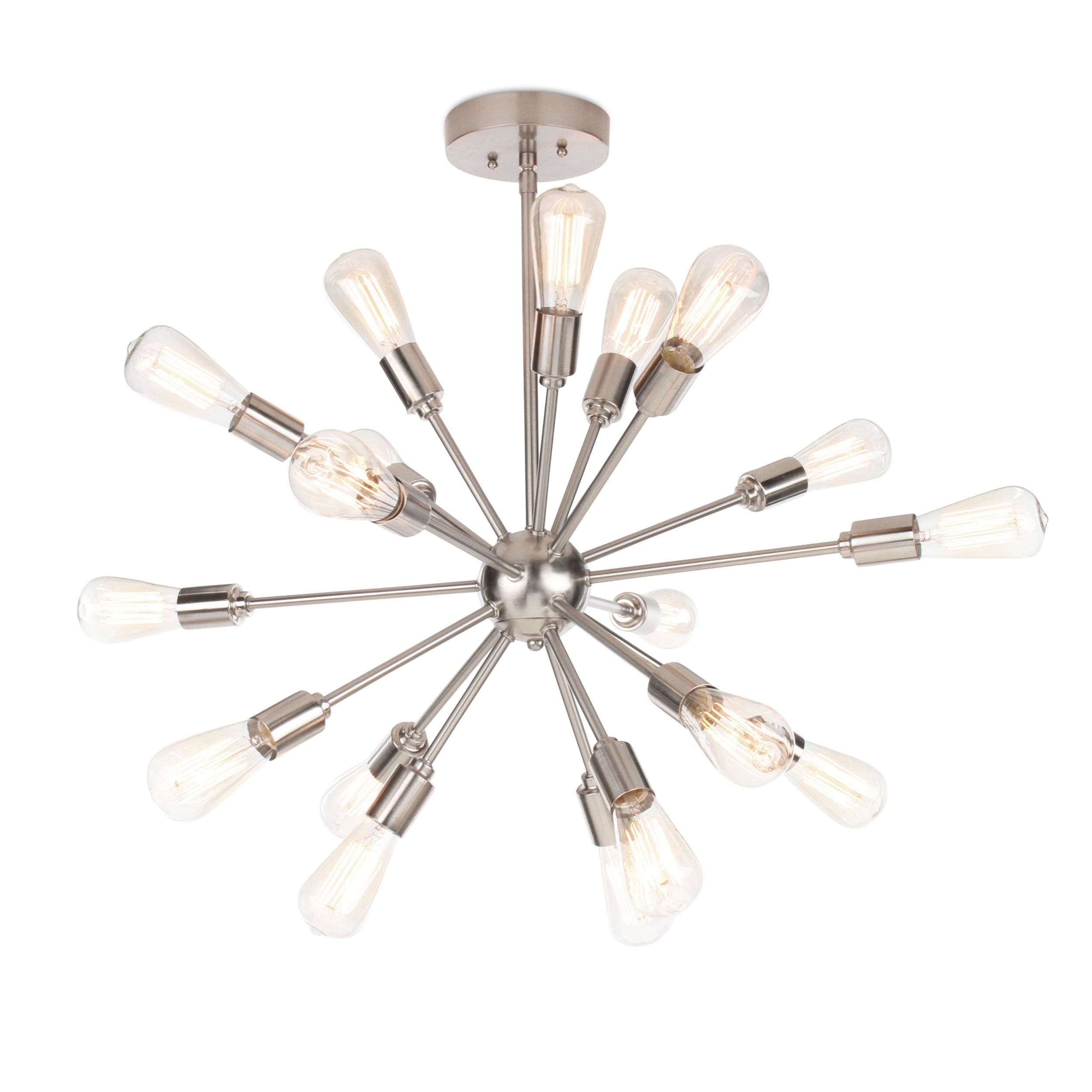 allen and roth starburst chandelier