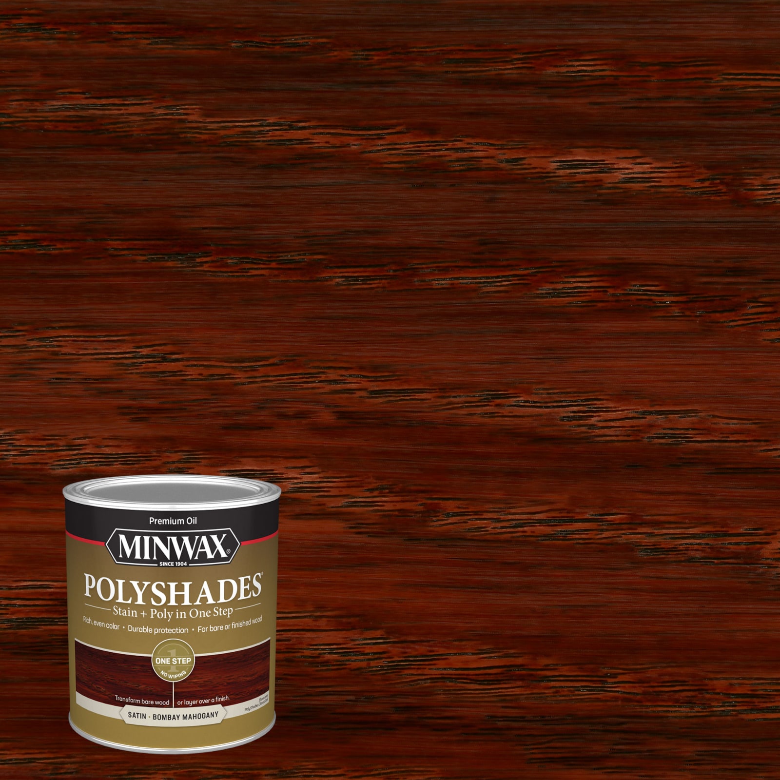 Minwax Polyshades Oil Based Ay, Stain And Polyurethane In One For Hardwood Floors
