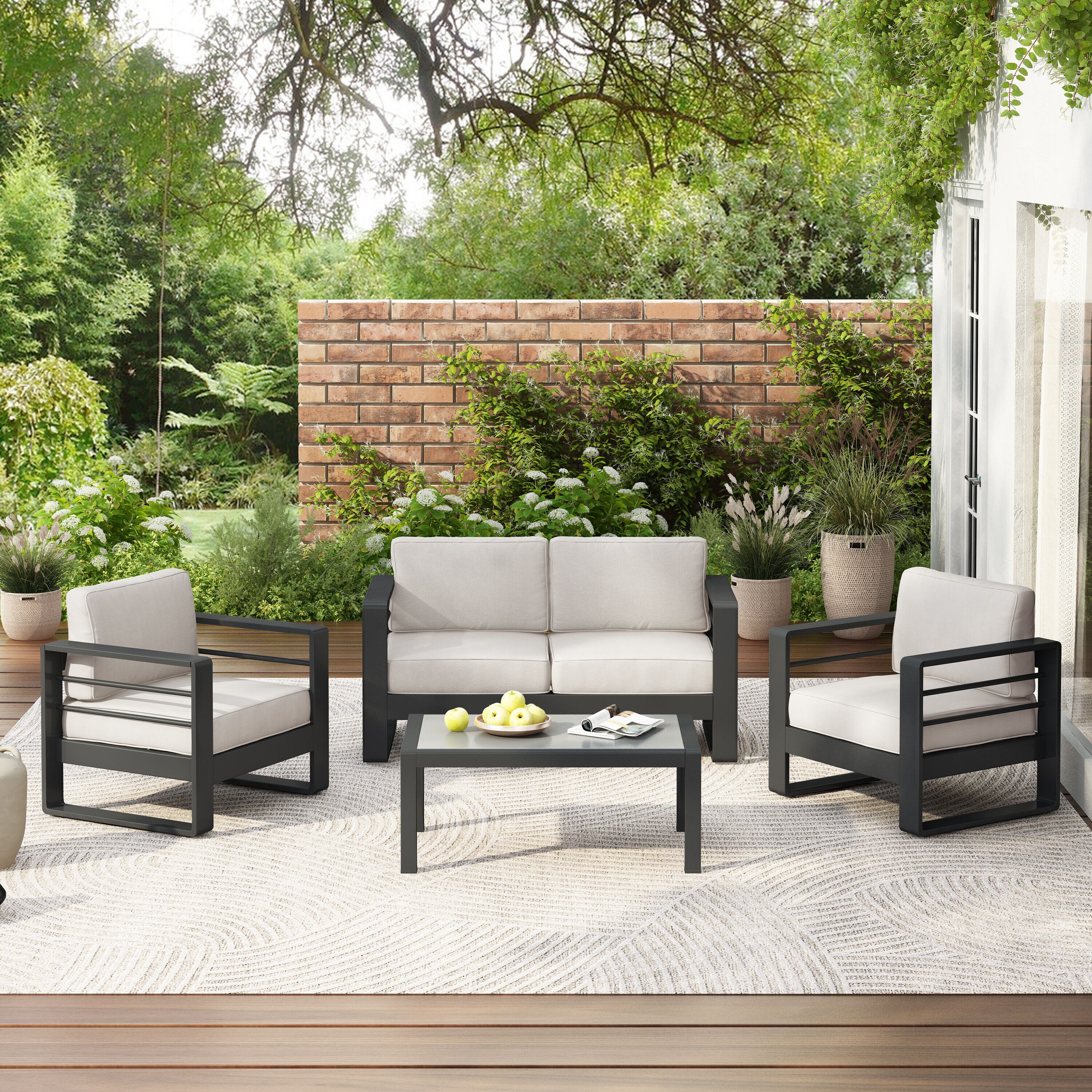 Christopher Knight Home 326237 Patio-Conversation-Sets - View #2