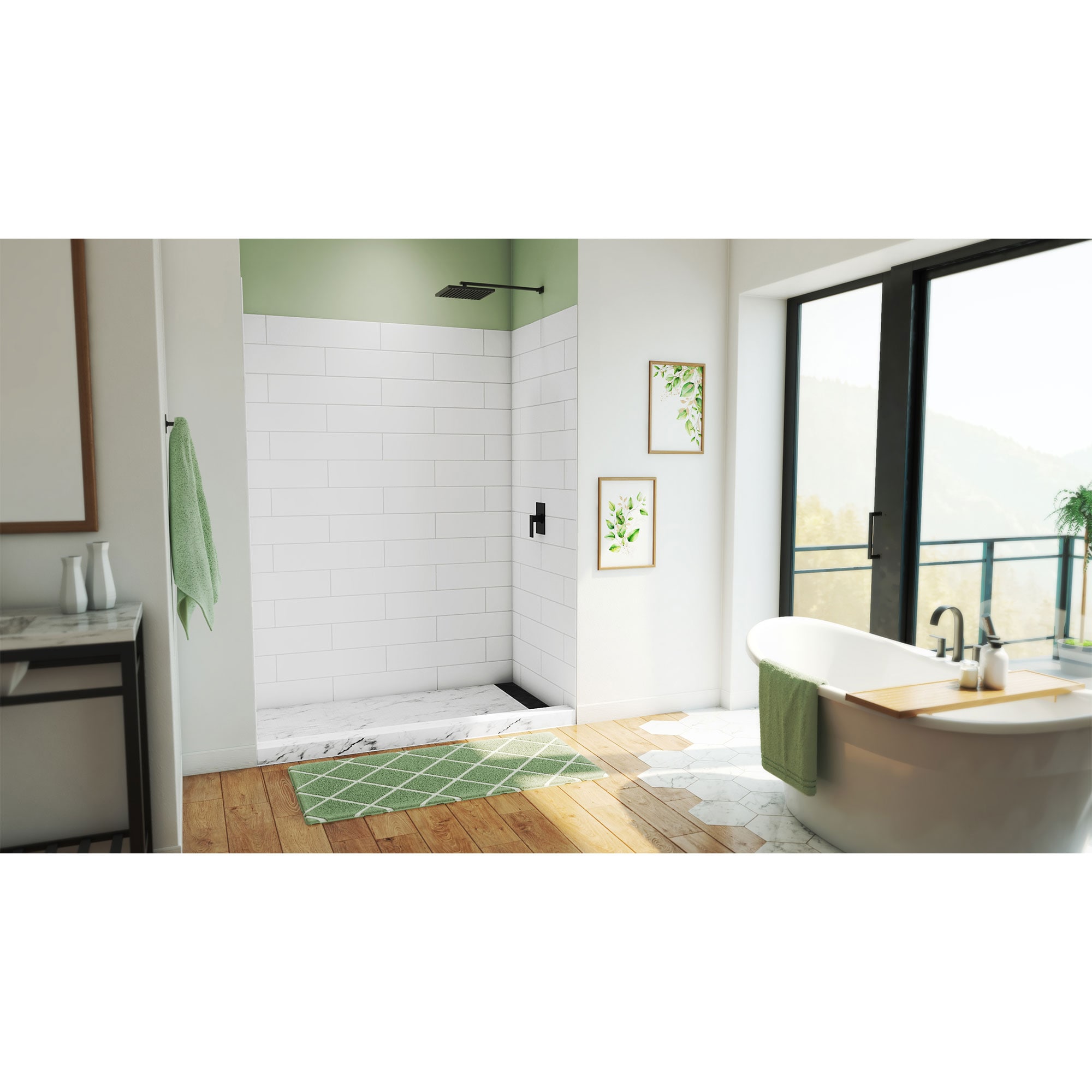 DreamLine WKDS623684XMS00 Shower-Wall-Surrounds - View #8