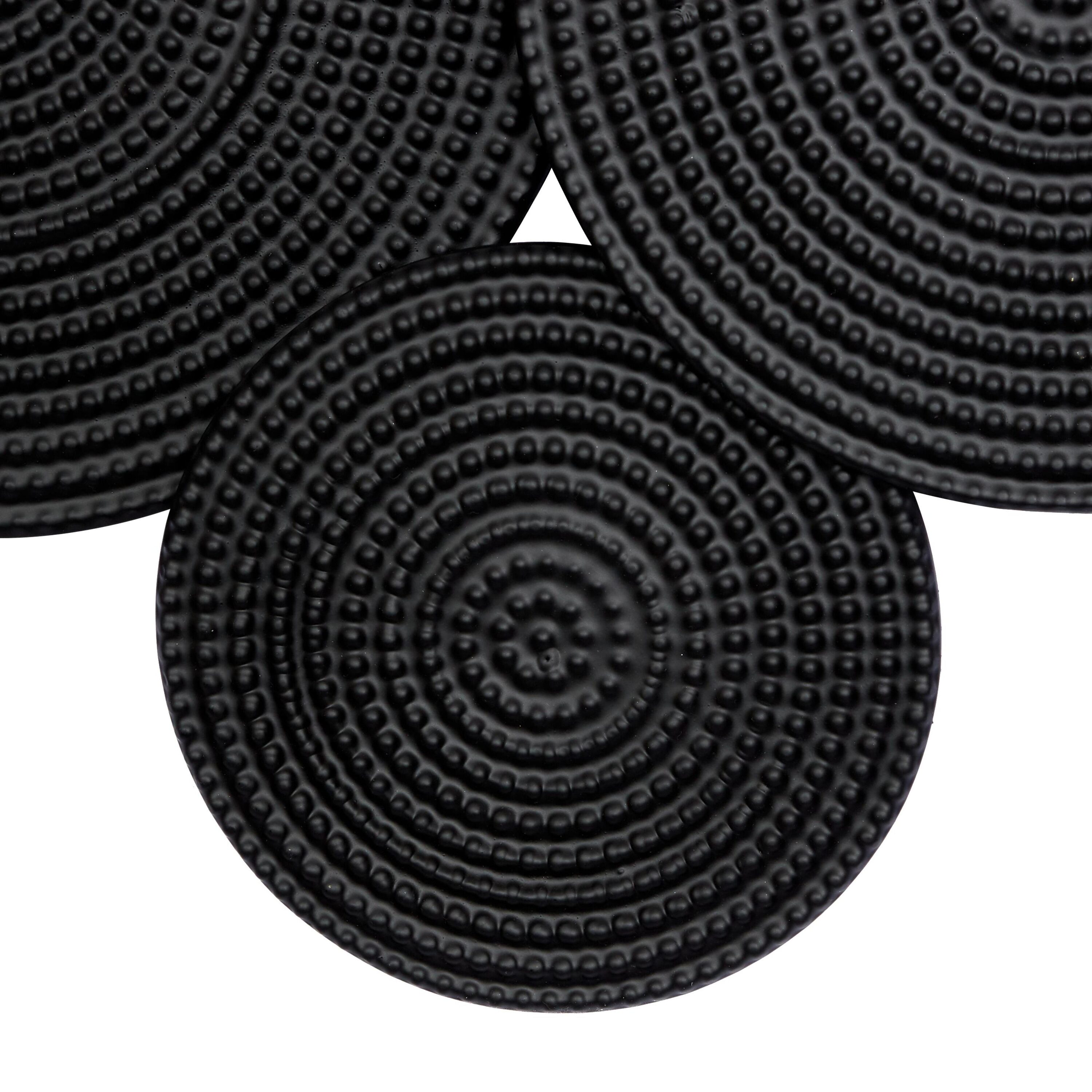 Black Iron Contemporary Abstract Wall Sculpture