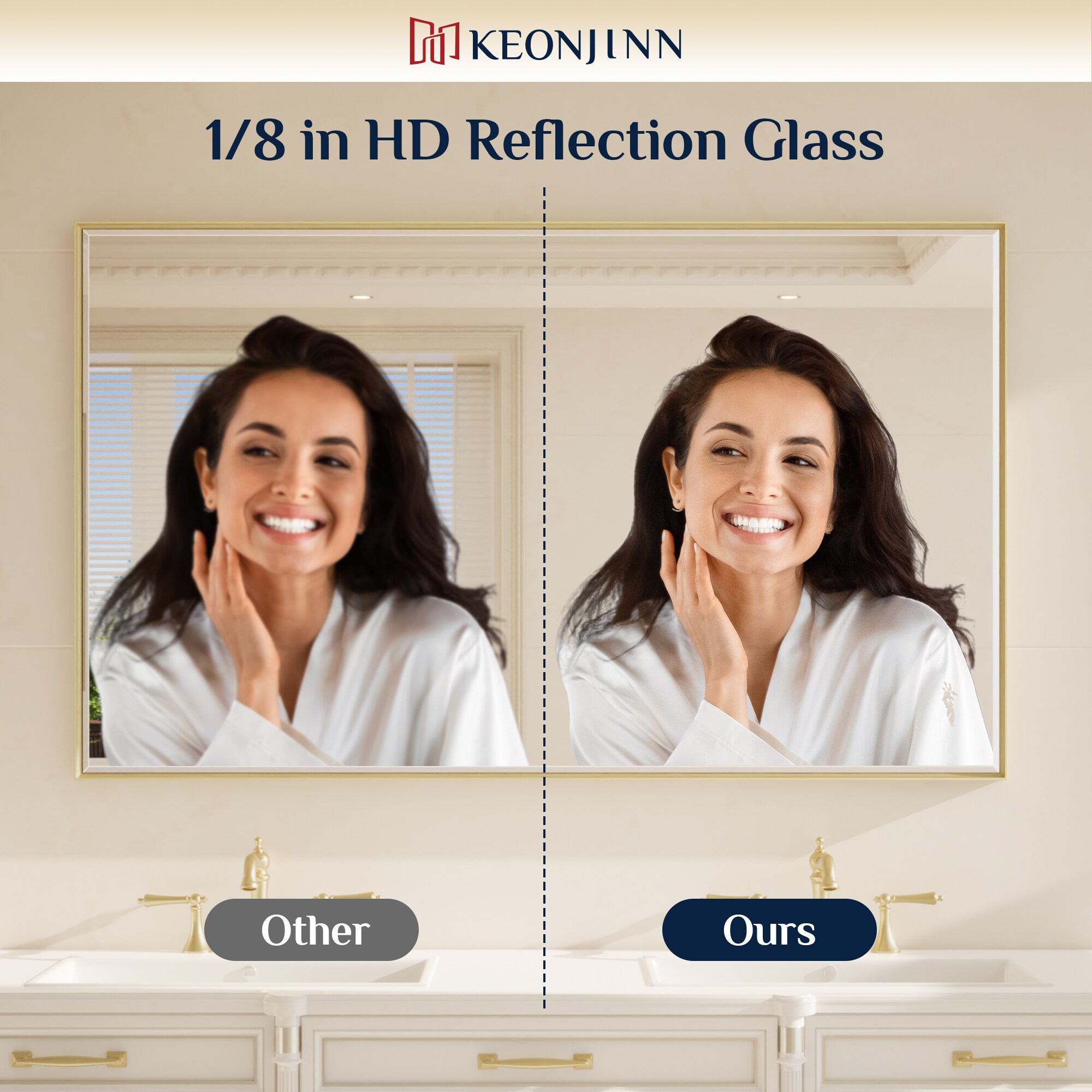 Keonjinn LW-JSK-XB-5576-SG Decor-Mirrors - View #6