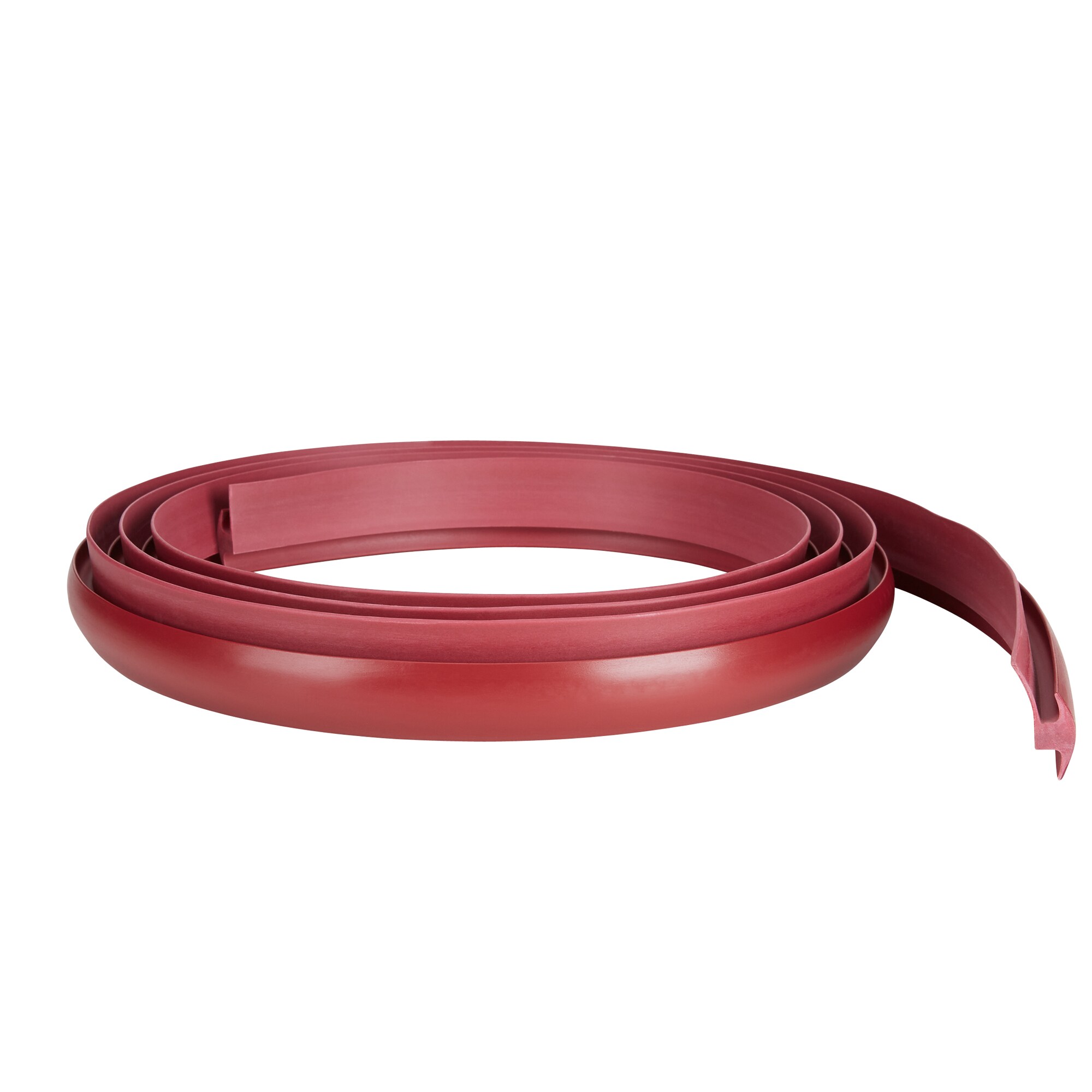 Flexco F160V1P048 Transition Strip Berry 0.375-in T x 1.3125-in W x 144-in L Vinyl-to-carpet Transition