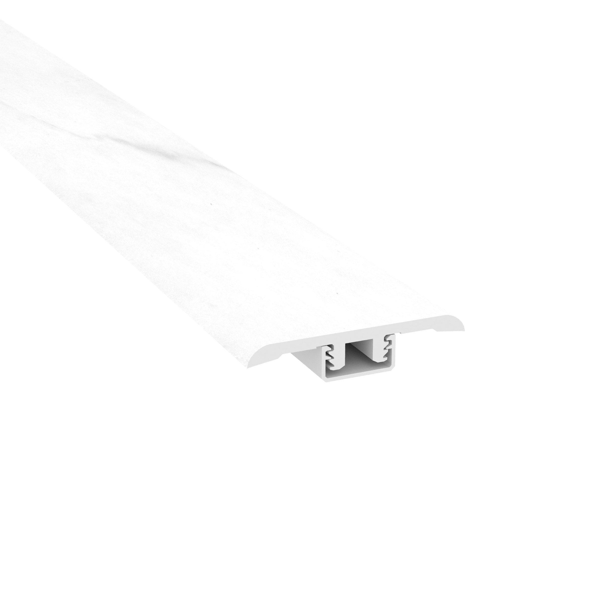 CALI 7701000519 Shorebreak Marin Marble 0.47-in T x 1.73-in W x 72.83-in L Vinyl T-moulding