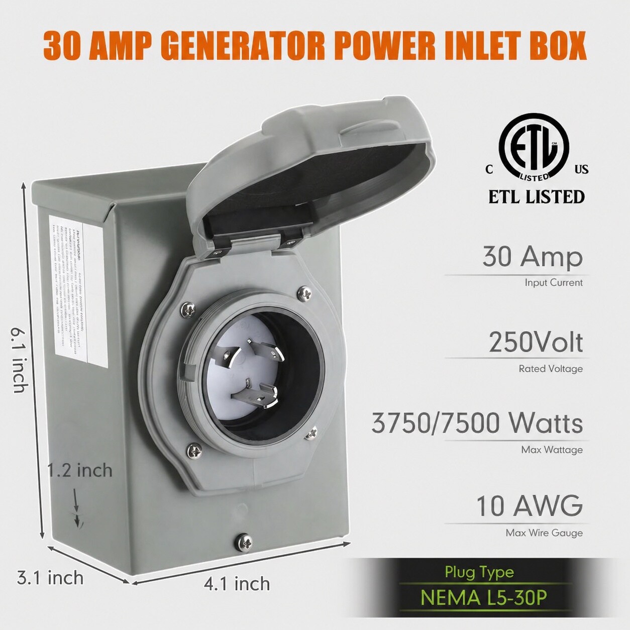 AOIZGMY LAZ0429H79 Generator-Parts-Accessories - View #3