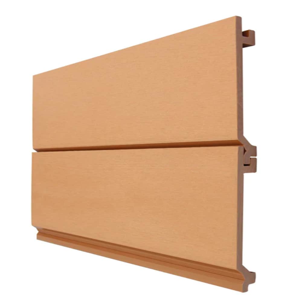 HIGHLANDERHOME WPCREDPINEPANEL Smooth Composite Wall Panel ( 4 -Pack, Covers 16.01-sq ft )