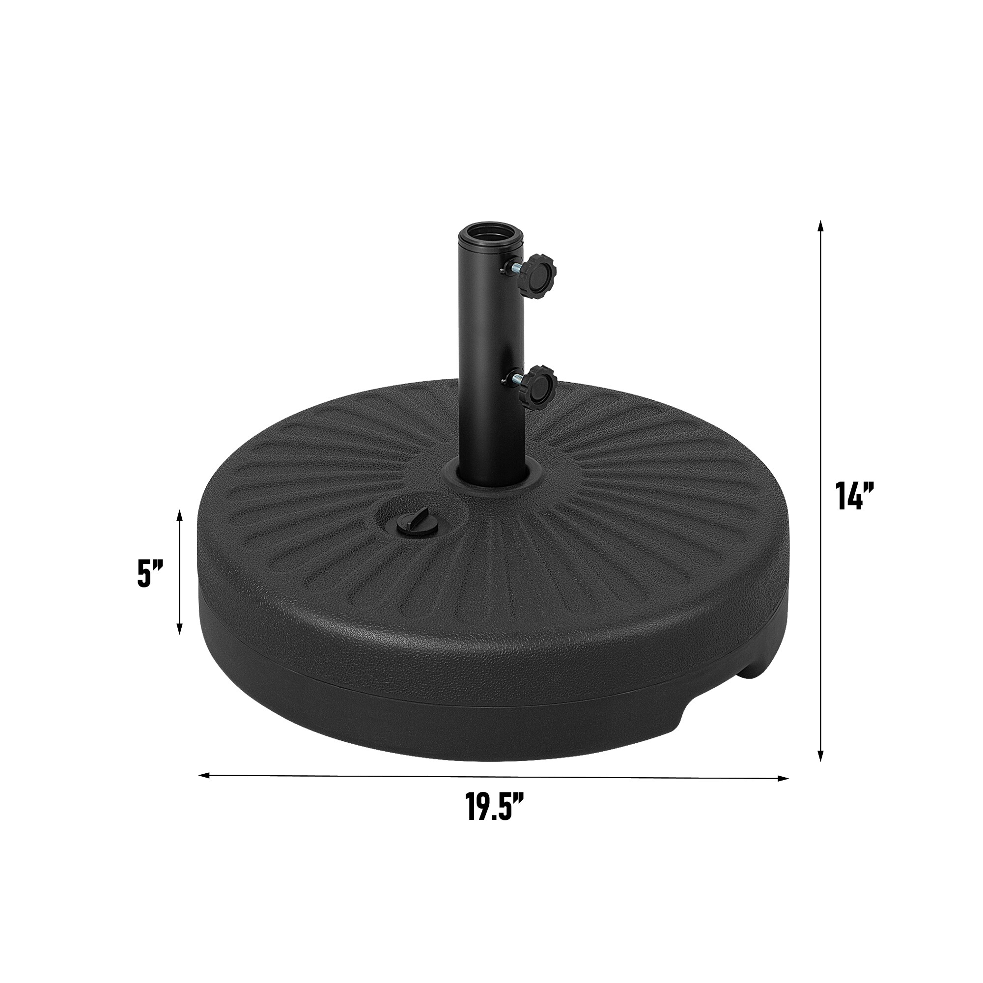 LIVIZA TDS10666BK Umbrella-Bases - View #2
