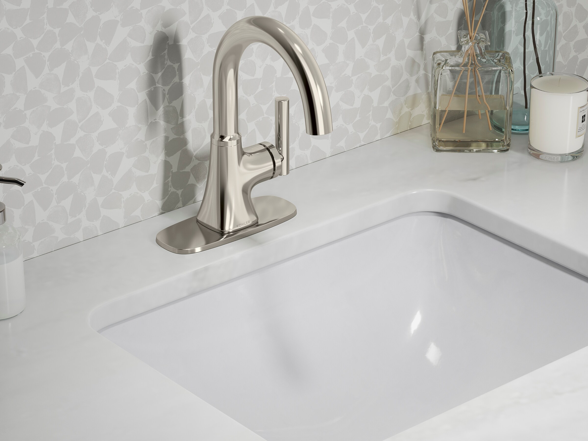 KOHLER REC27952-4D-SN Lavatory-Faucets - View #4