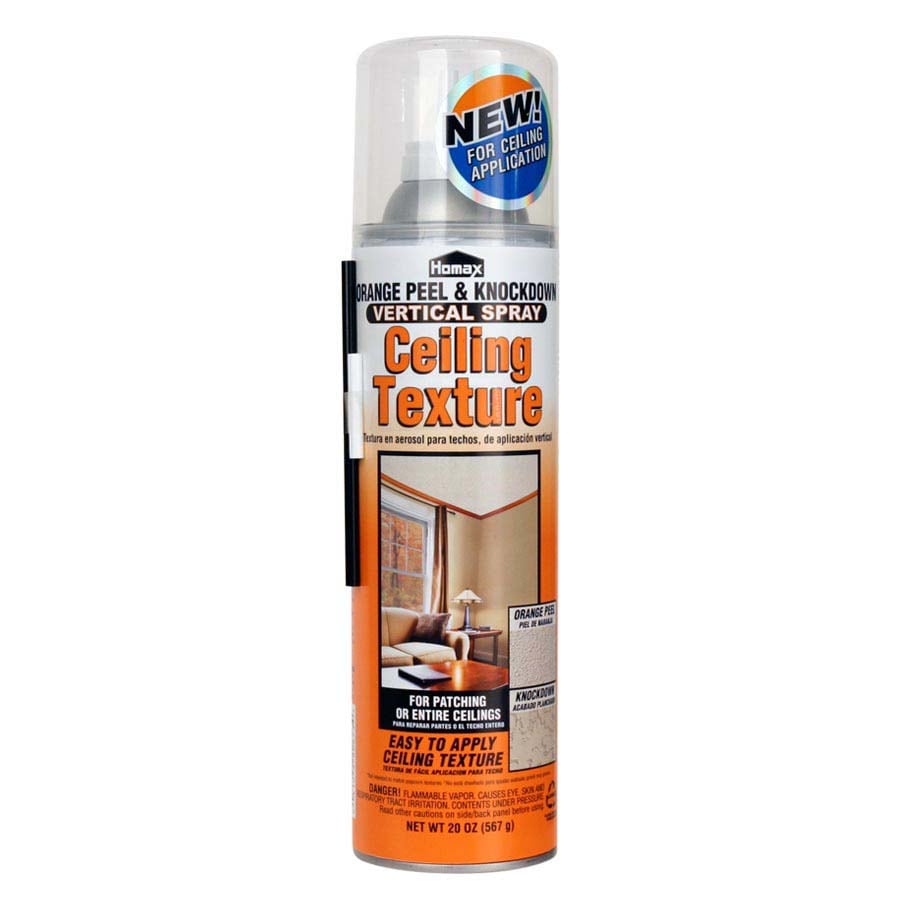 Homax 20 oz white multiple finishes water based ceiling texture spray