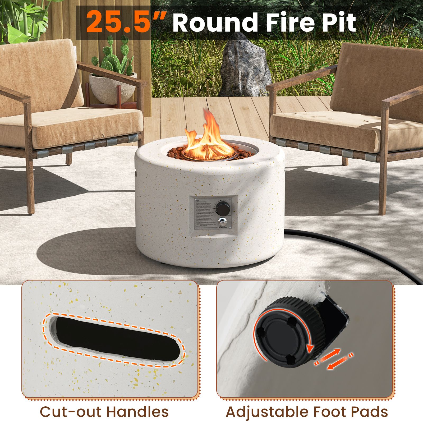 Slickblue D-CO-48021PN Outdoor-Gas-Firepits - View #7