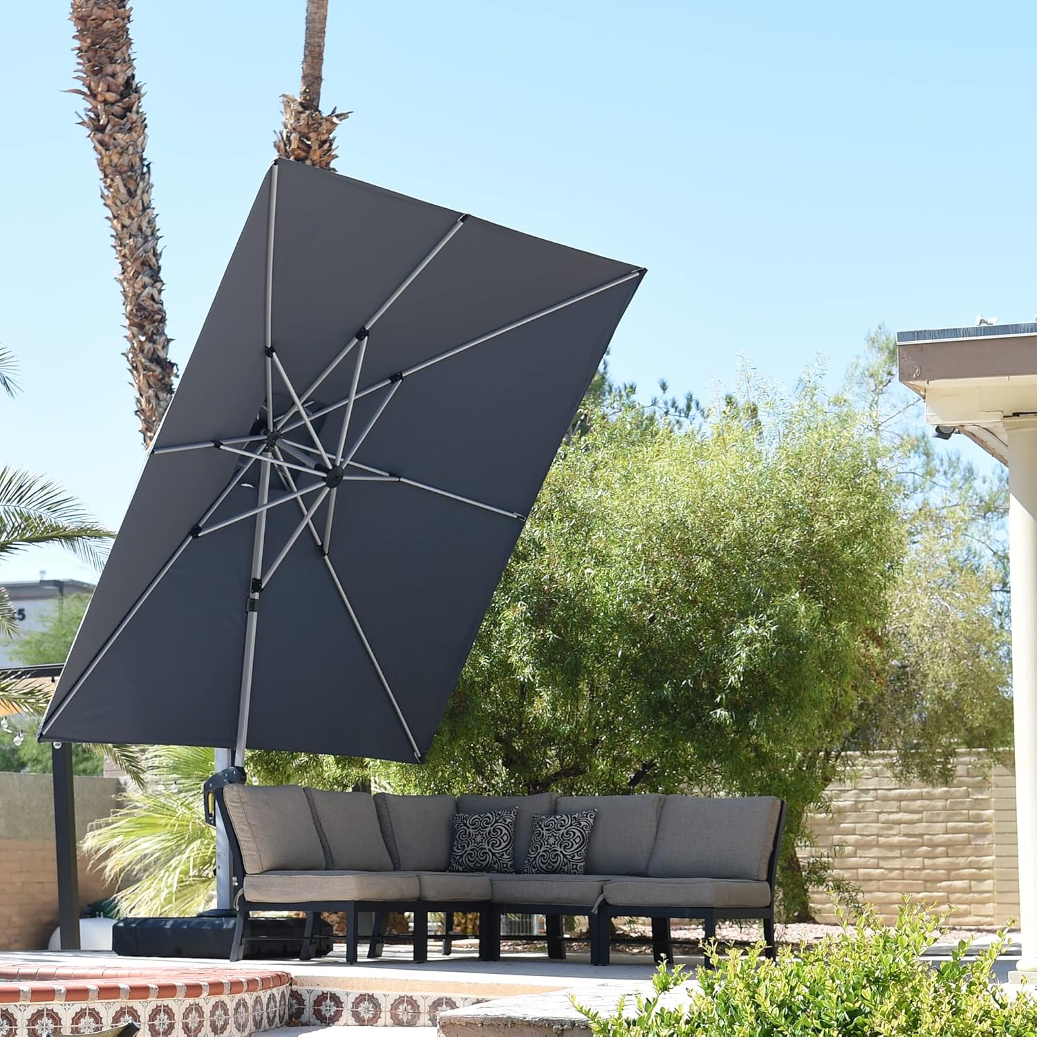 PURPLE LEAF LSLRS11-GYWB Umbrellas-2 - View #3