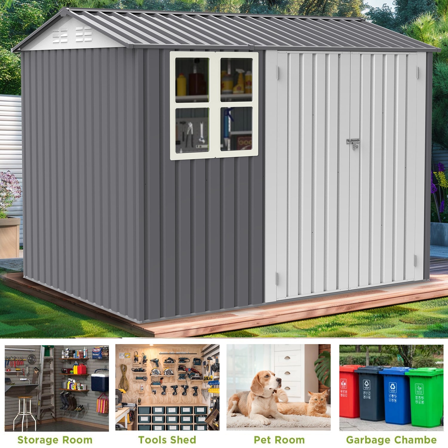 GZMR GZ-21S0004 Metal-Storage-Buildings-Sheds - View #5