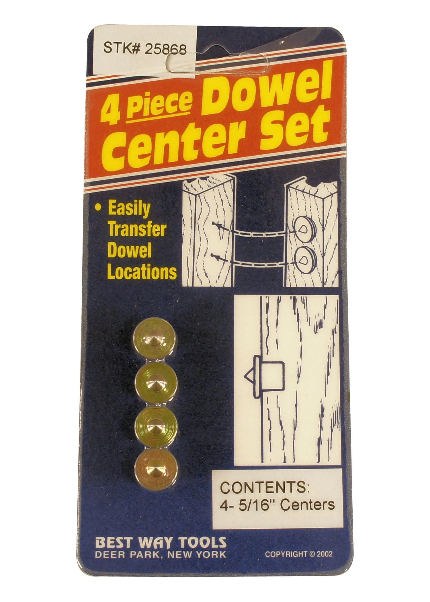 Best Way Tools  25868 Dowel Center Set for Precise Woodworking