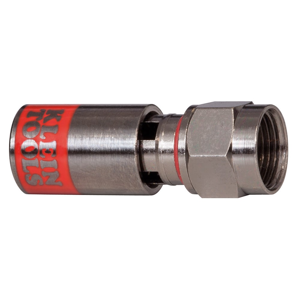 Klein Tools VDV812618 Universal F-Compression Connectors RG59 50-Pack