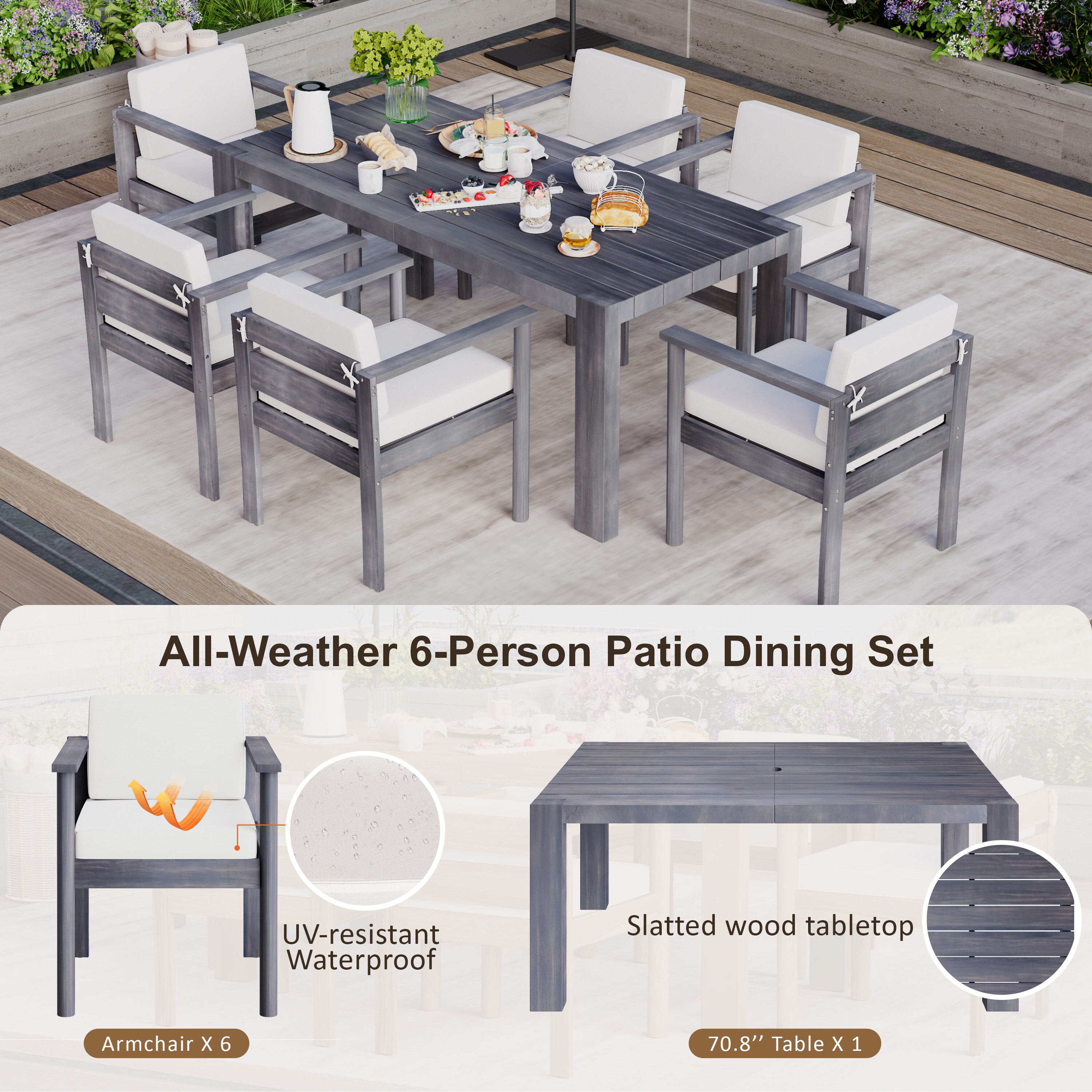 Bayfeve BFDES-S00048-OD Patio-Dining-Sets - View #8