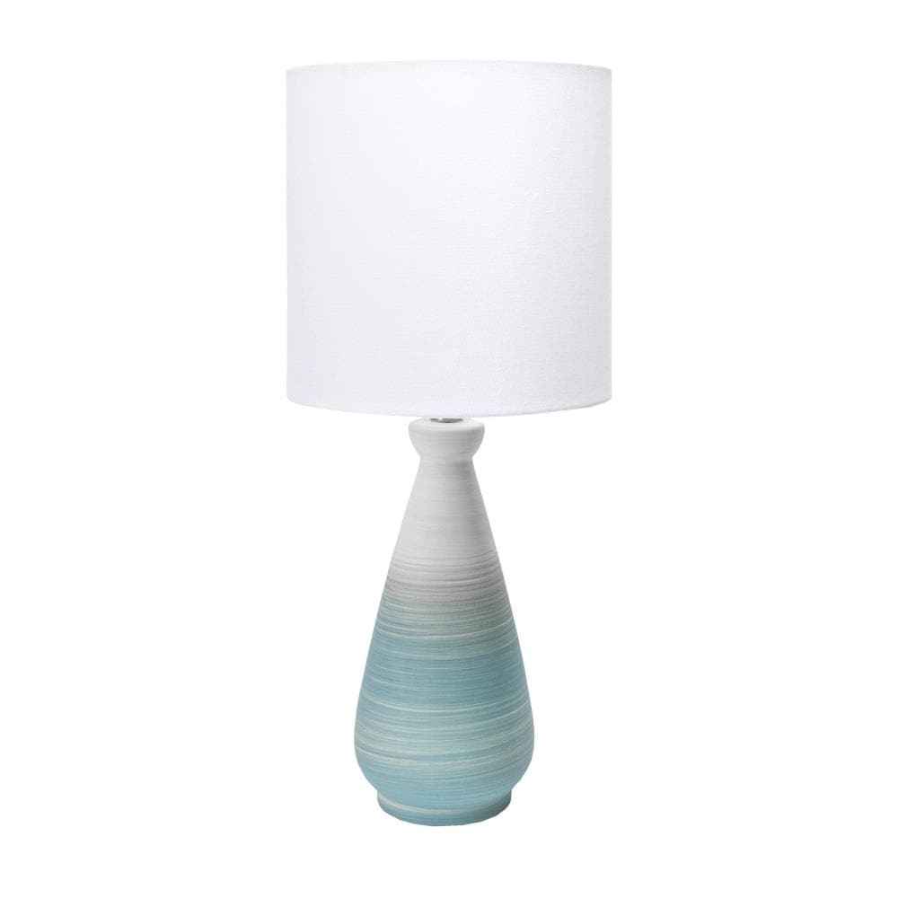 nuLOOM Green Table Lamp with Linen Shade