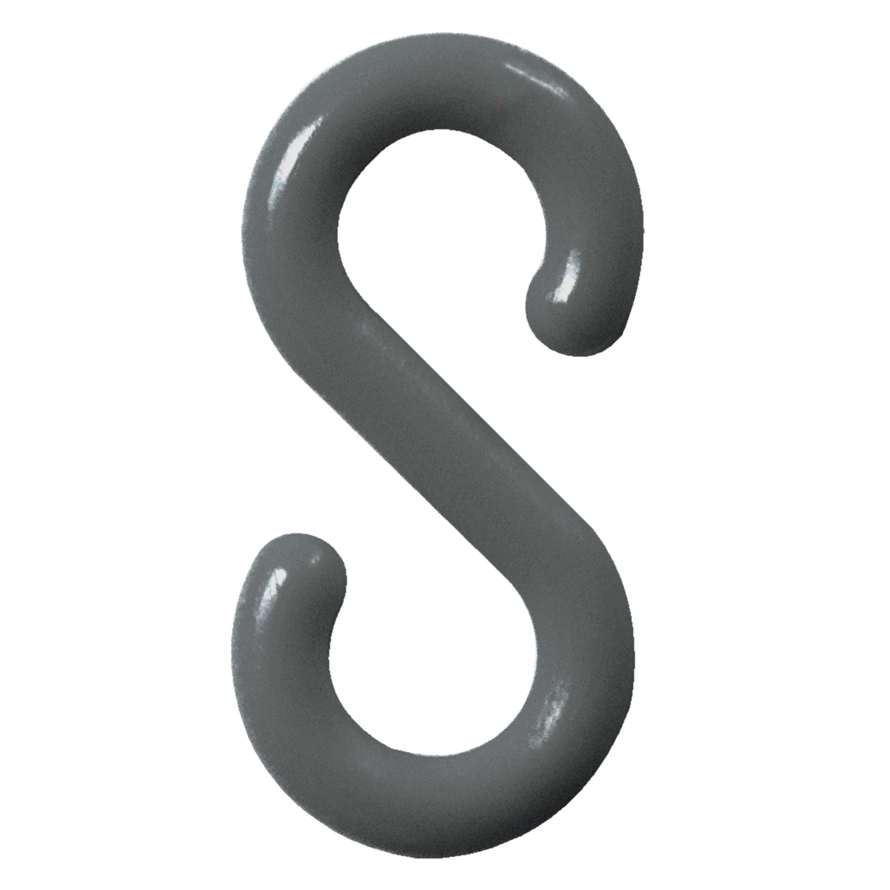 Mr. Chain 50357-10 Slate Gray 2-in S-hooks (10-pack)
