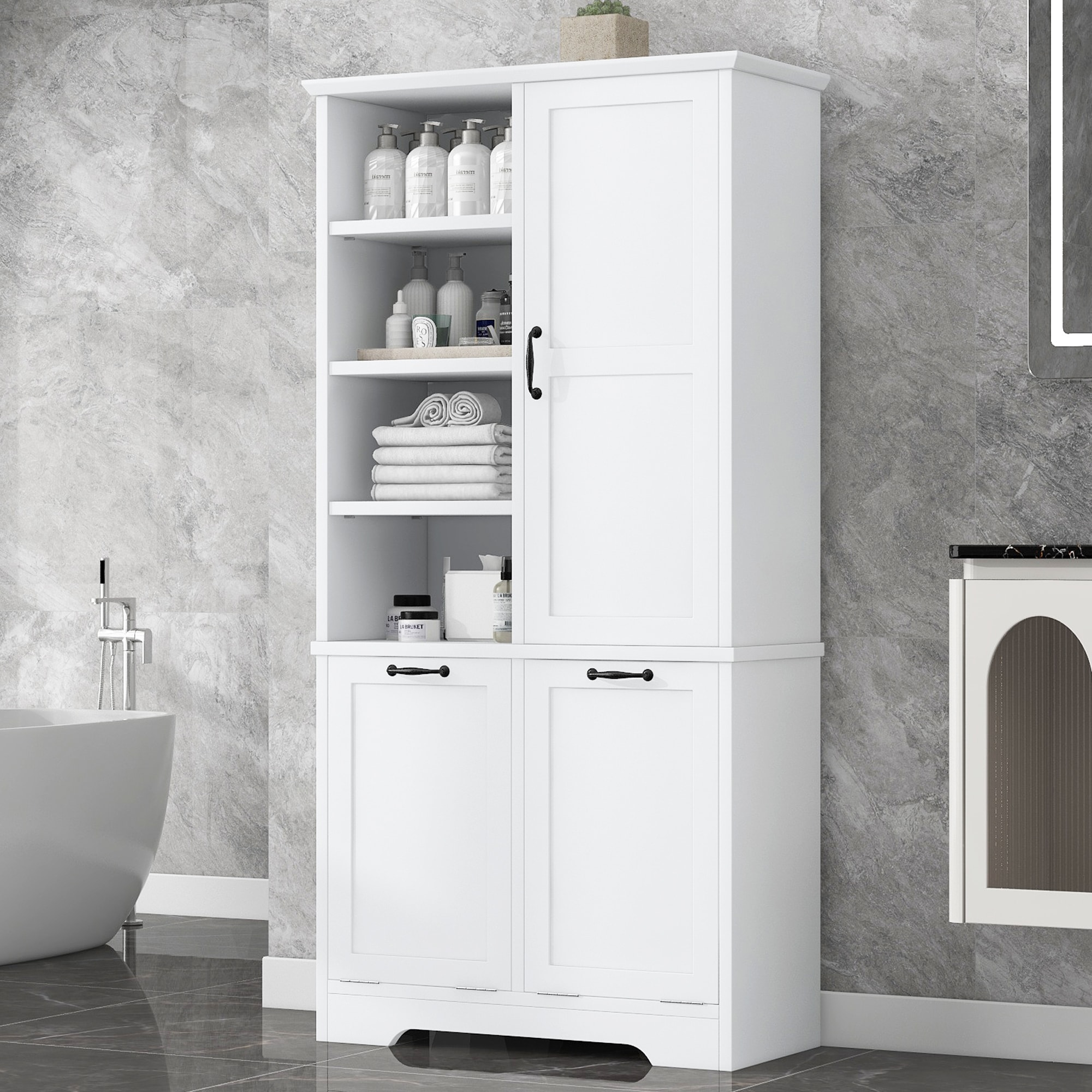ModernLuxe L3P-N725P208543K Bathroom-Wall-Cabinets - View #2