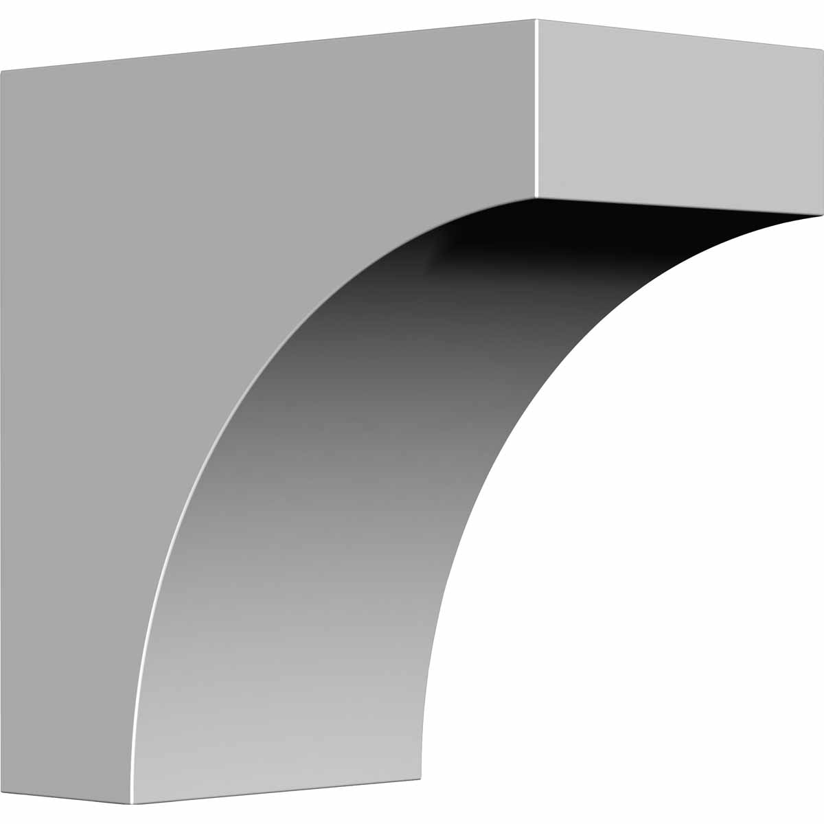 Ekena Millwork BKT03X05X05ST Stockport 3-in x 5-1/2-in x 5-1/2-in Off-white Urethane Standard bracket