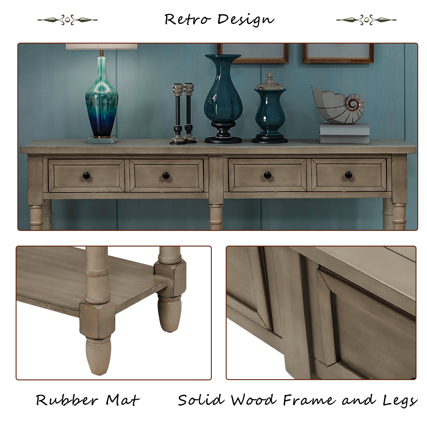 ModernLuxe WF191266AAE Console-Sofa-Tables - View #6