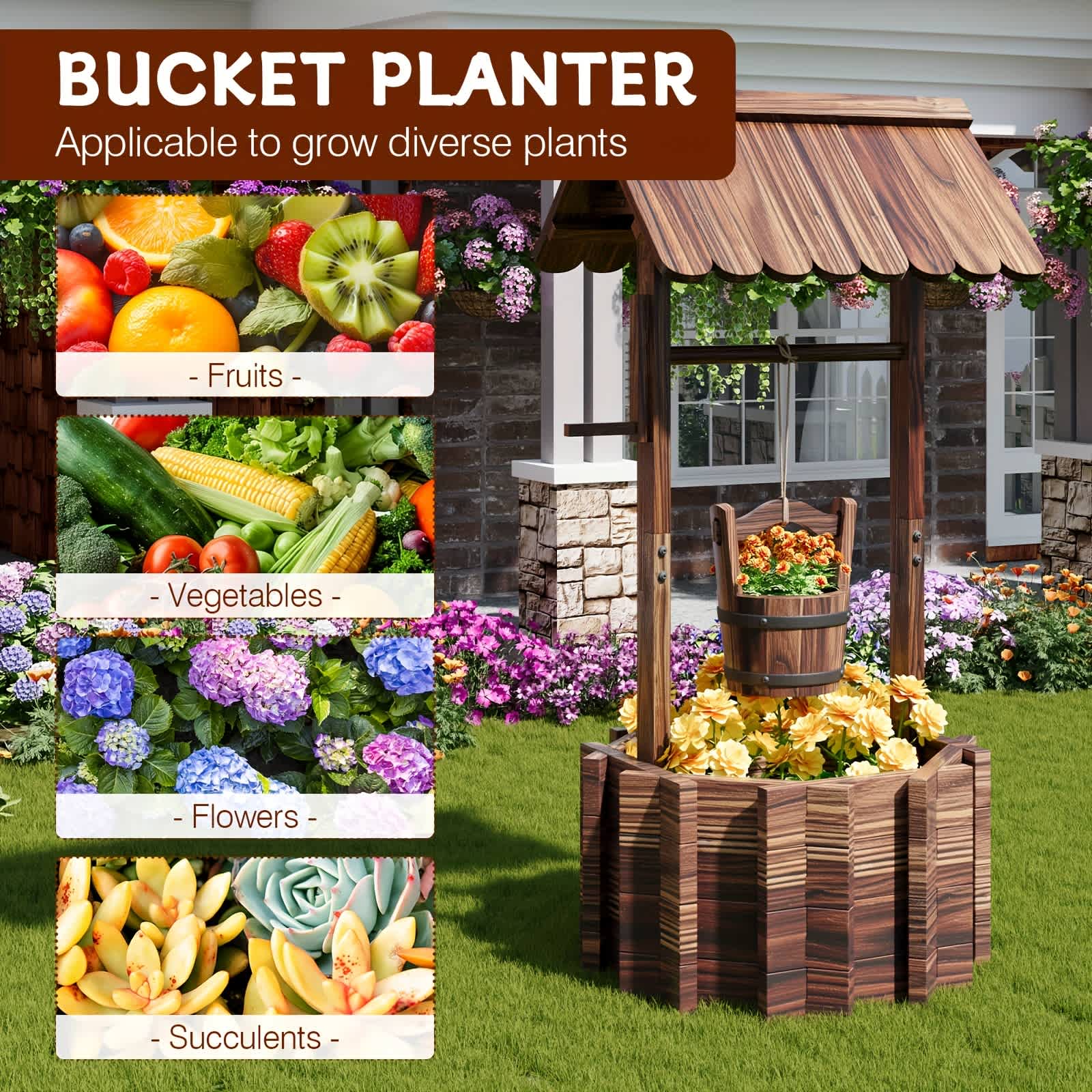 Sunmthink LS-ST-G28001-22BR Planter-Window-Box - View #4