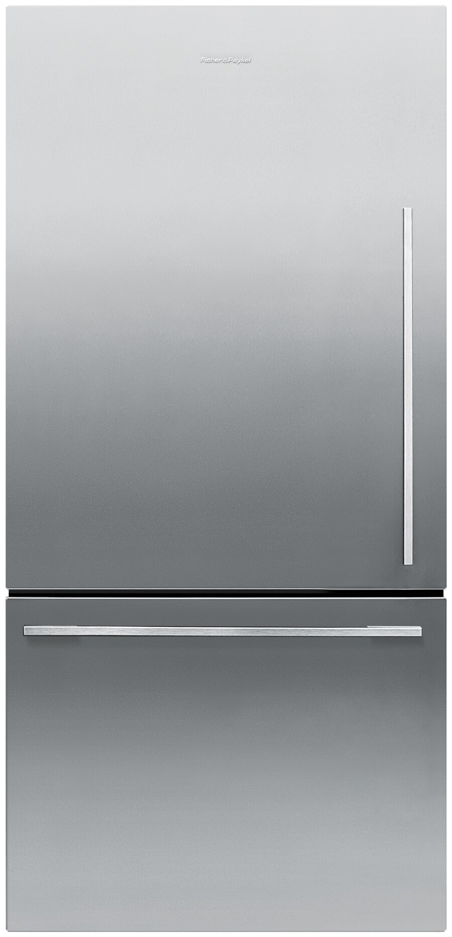 Fisher Paykel 17 1 Cu Ft Counter Depth Bottom Freezer Refrigerator Stainless Steel Energy Star In The Bottom Freezer Refrigerators Department At Lowes Com