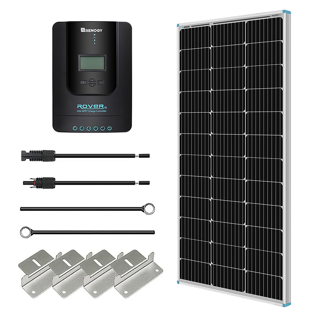 Renogy STARTER100D-RVR40 42.4-Inches x 20-Inches 100-Watts Solar Panel