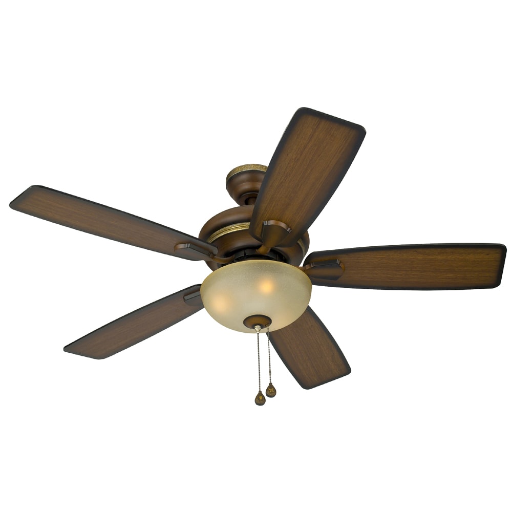 Harbor Breeze Cedar Hill 44in Ceiling Fan with Light Kit (5Blade) at