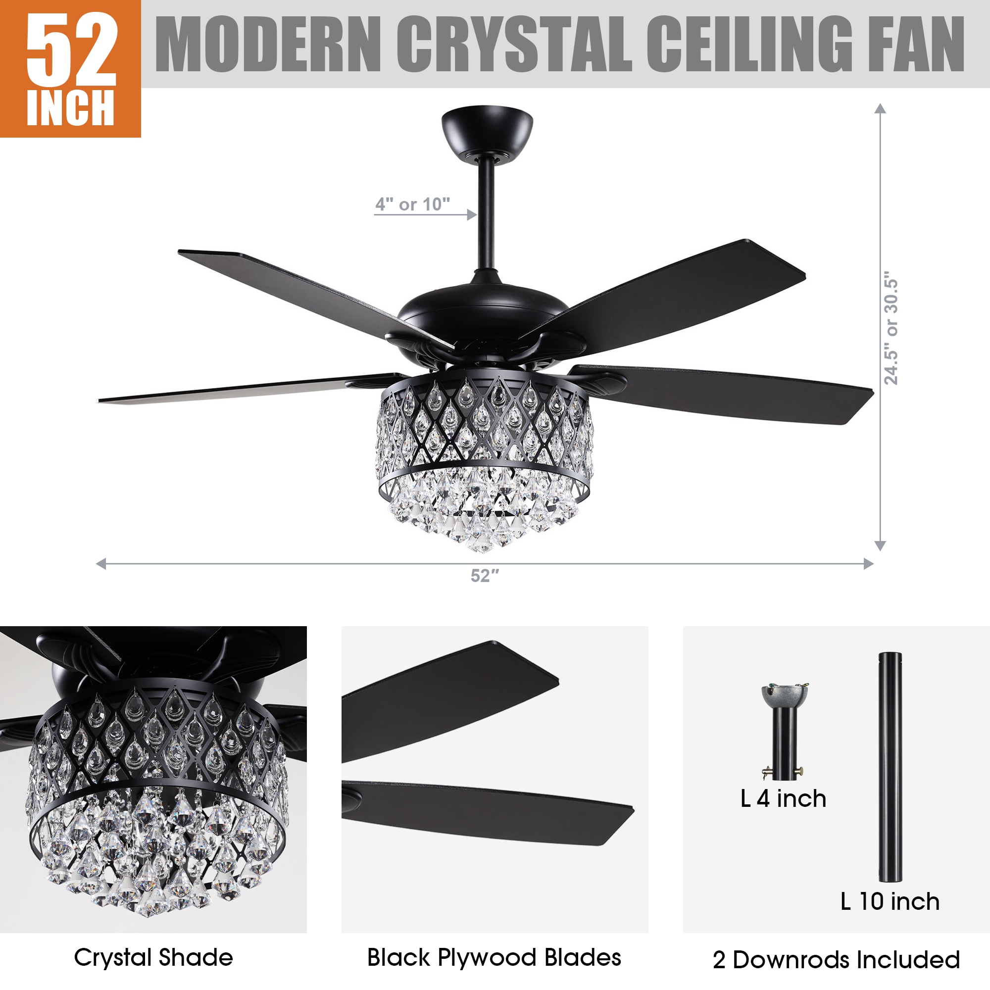 Parrot Uncle F6253110V Ceiling-Fans - View #6
