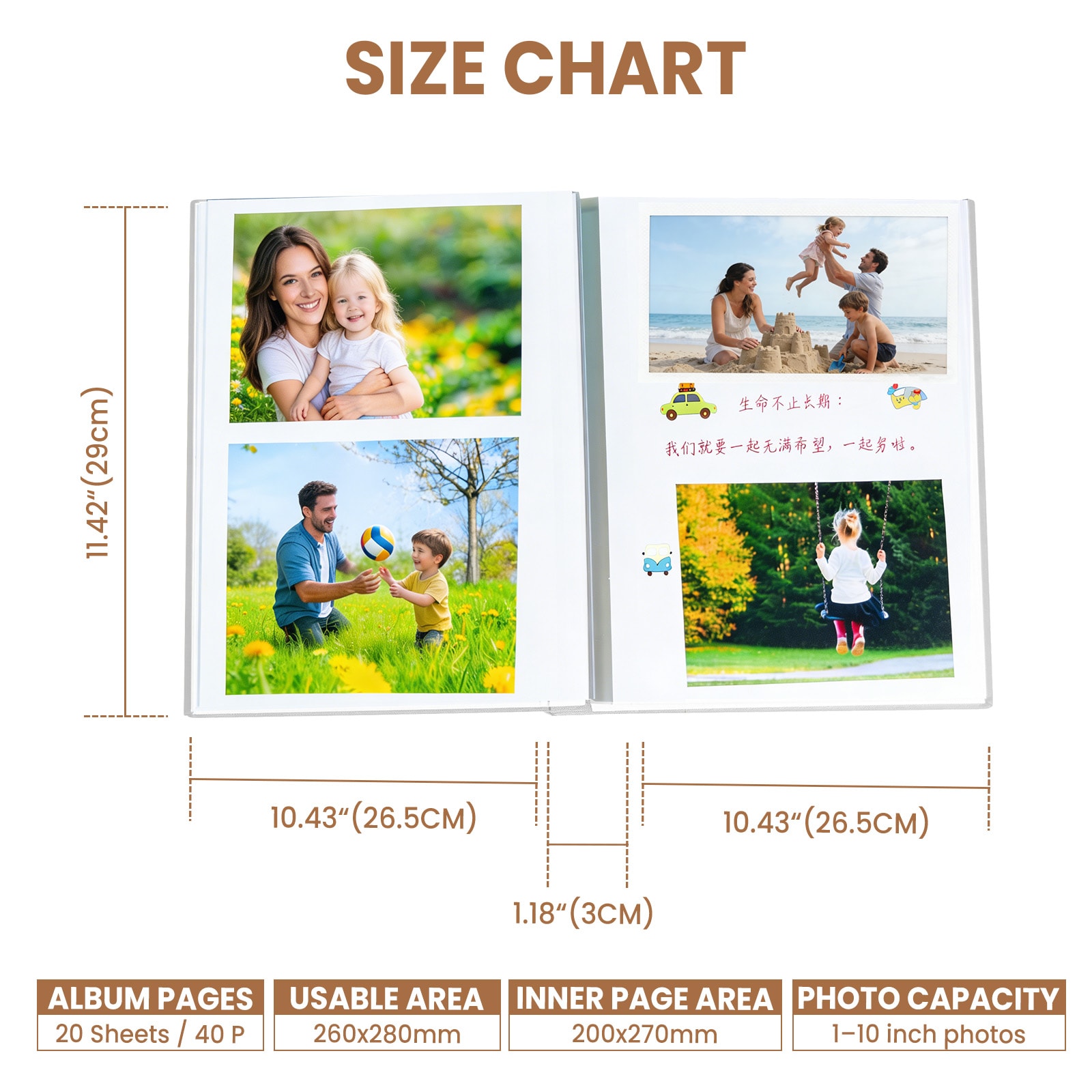 Garvee Photo Clip Set for Home Decor Gray Beige Hold Photos Cards Artwork Sturdy Versatile Display