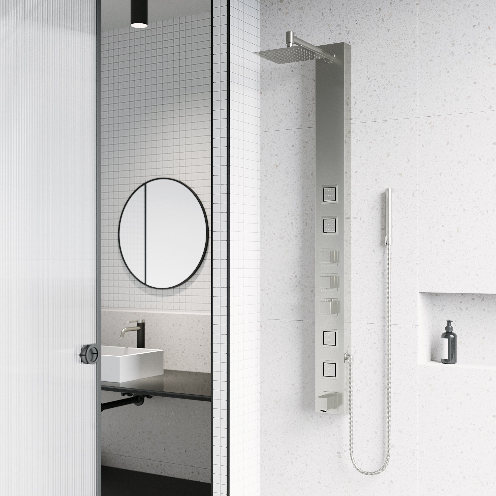 VIGO VG08023ST Showerhead-Bar-Panels - View #2