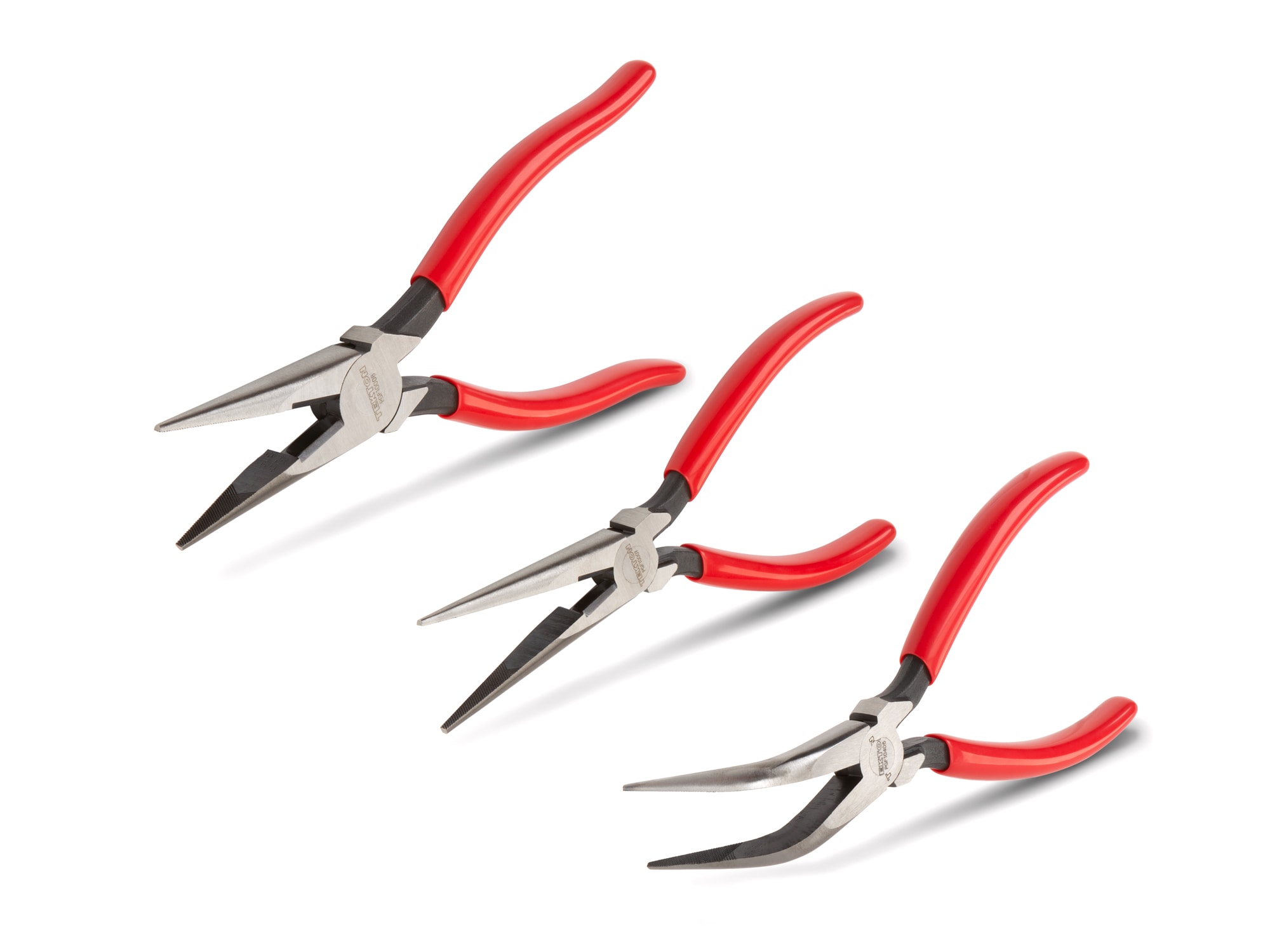 TEKTON Durable Steel Long Nose Plier Set - 3-Pack Assorted