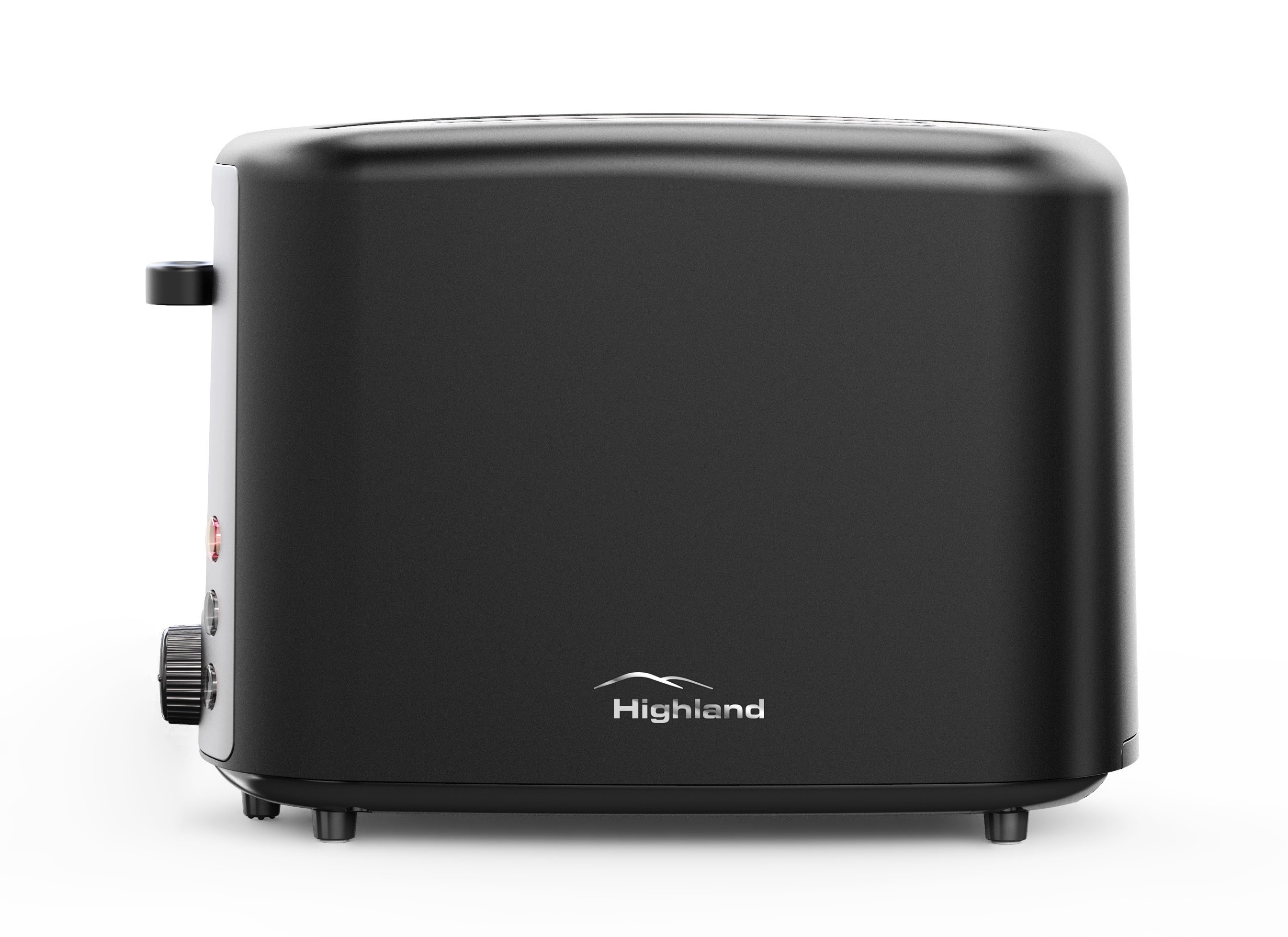 Highland 2-Slice Black 900-Watt Toaster in the Toasters department at