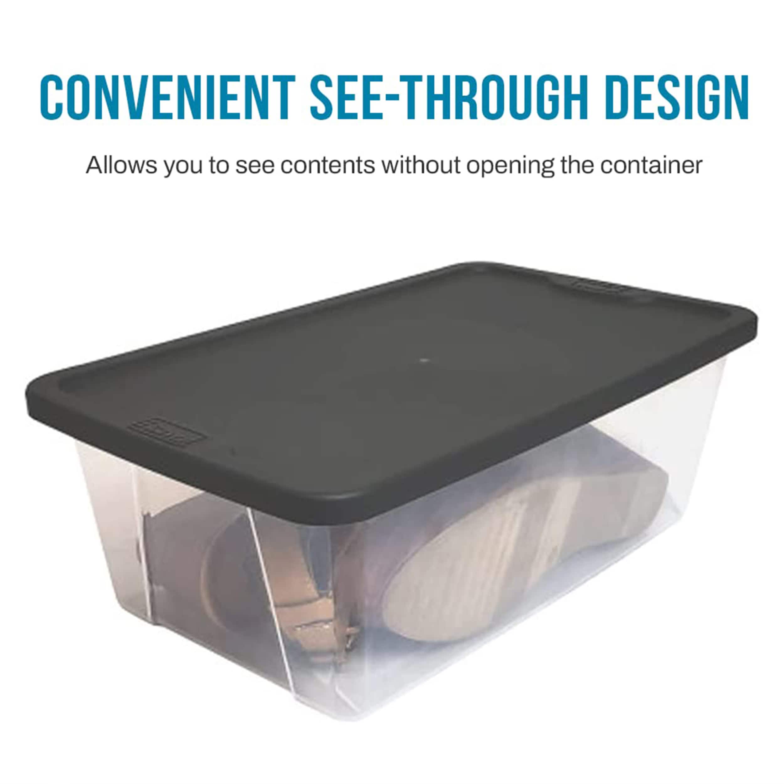 Homz Products 323724 Plastic-Storage-Totes - View #7