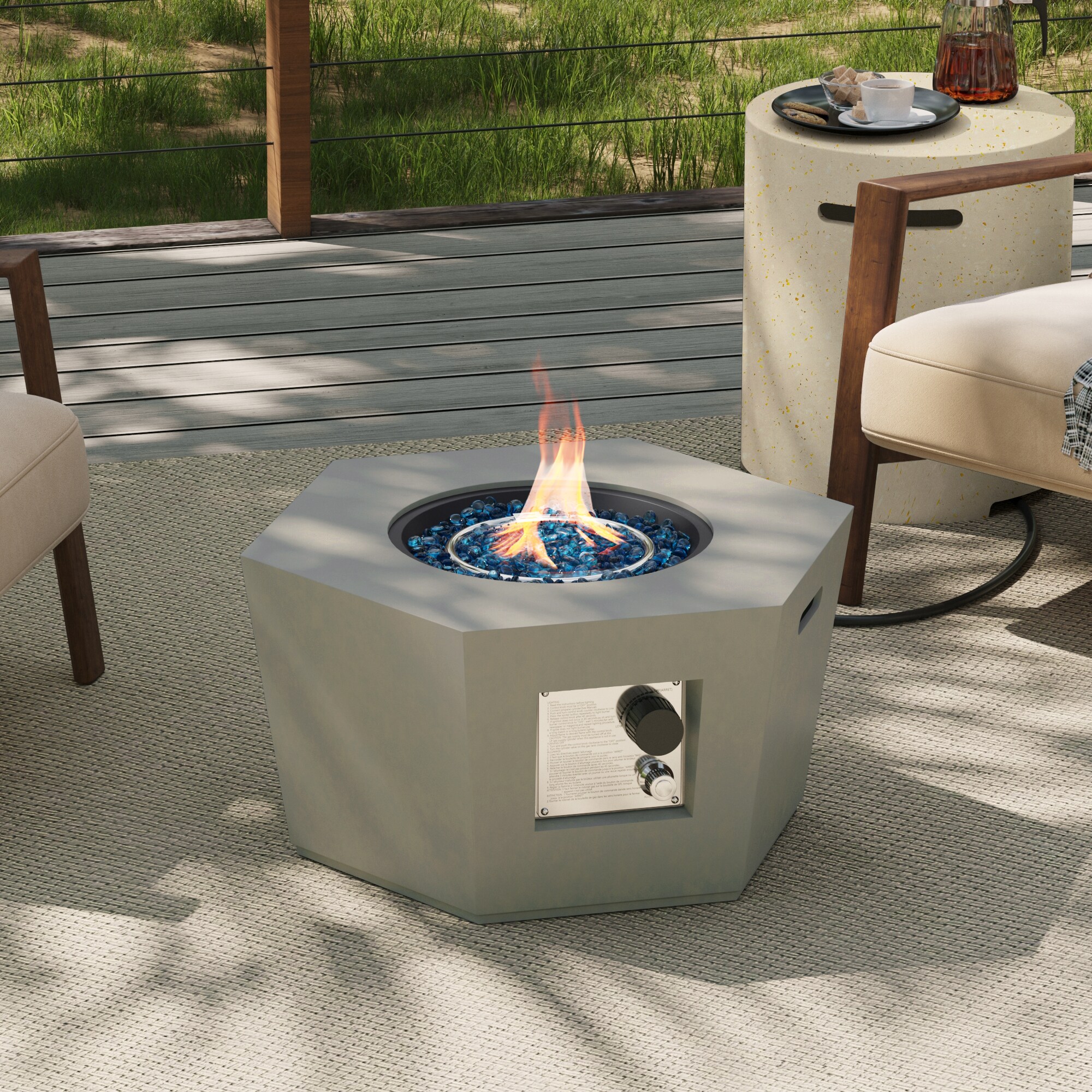 UPHA 28MGO-6BX-MHF Outdoor-Gas-Firepits - View #2
