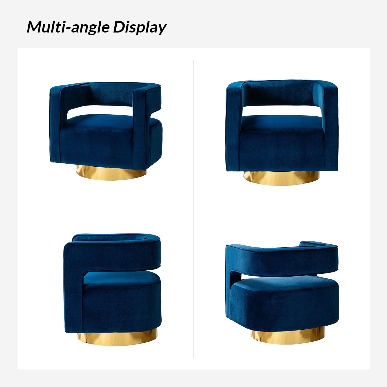 14 Karat Home CHM0141-NAVY chairs - View #9