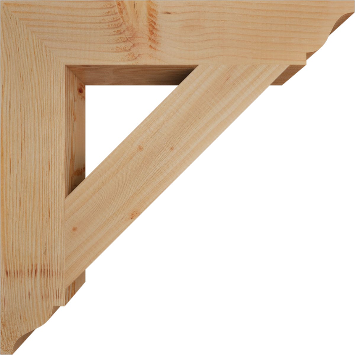 Ekena Millwork BKT04X22X22TRA01SDF Exterior-Brackets-Braces - View #3