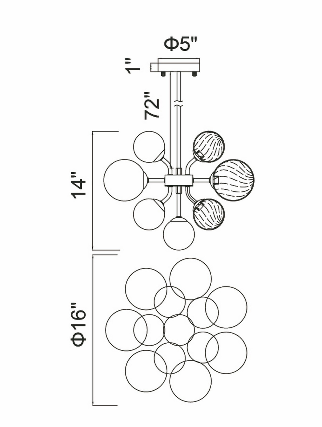 CWI Lighting 1205P16-8-601 b090015 - View #7
