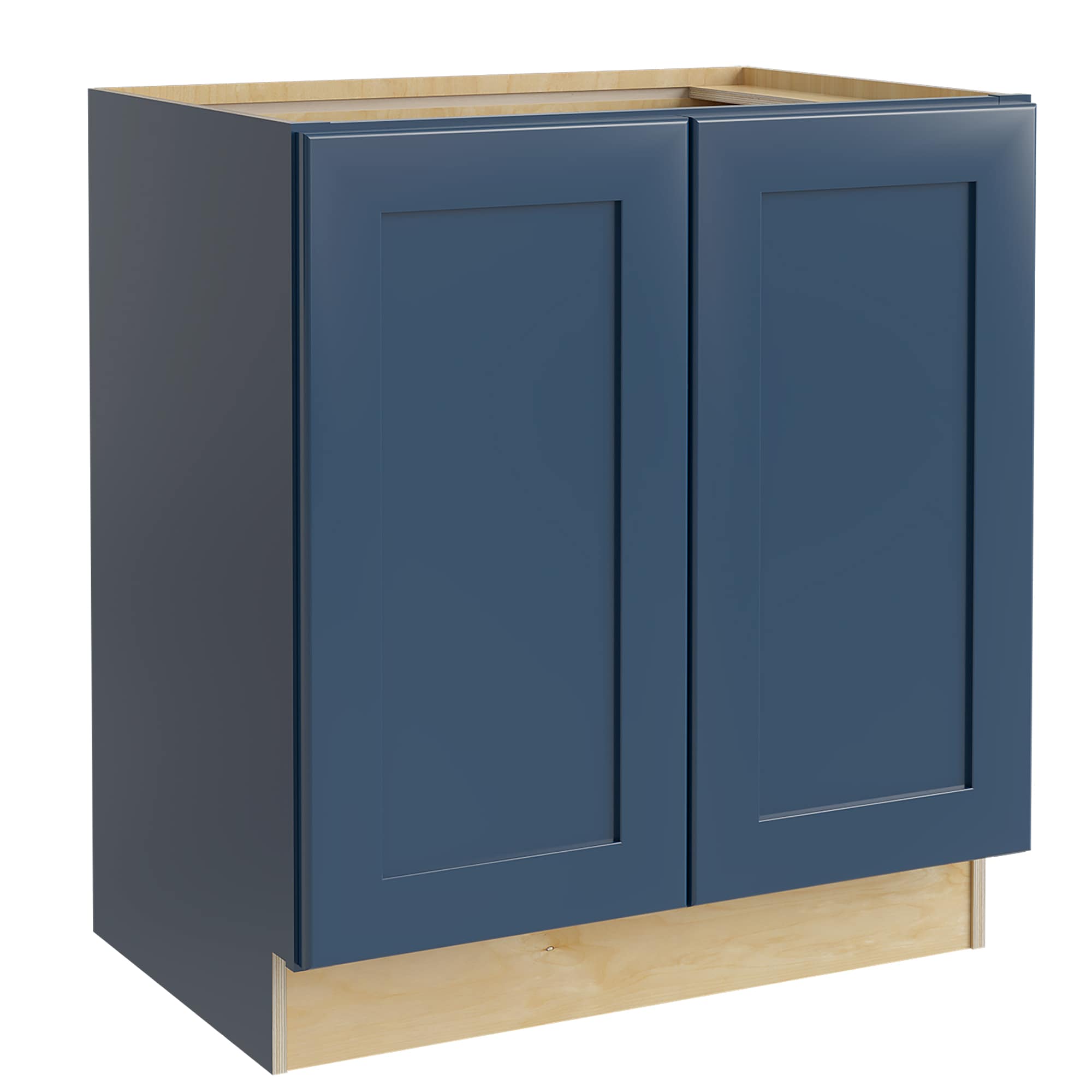 Luxxe Cabinetry Nevada 30-in W x 34.5-in H x 24-in D Mythic Blue Base ...