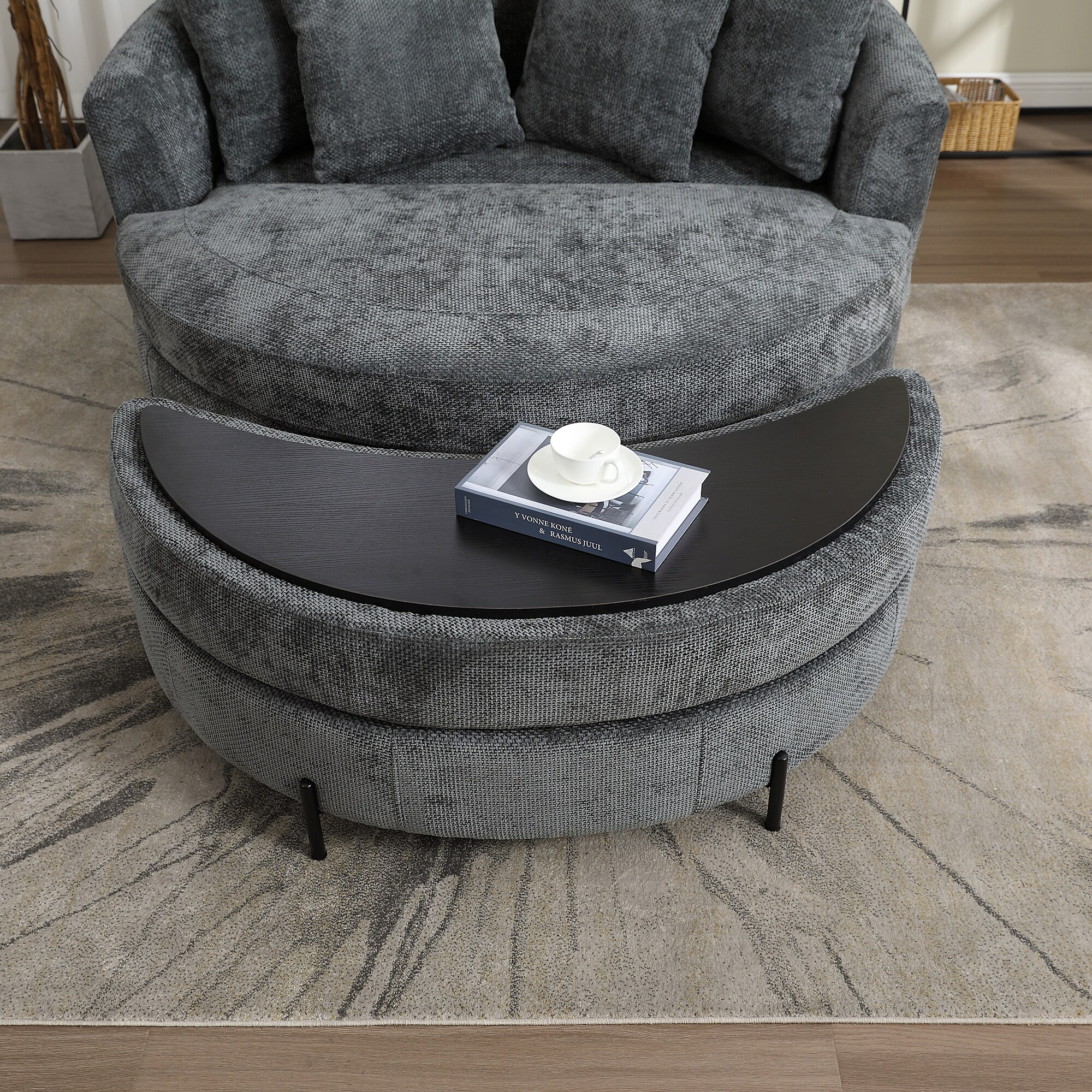Aortzio HM-A4060-CHARCOAL bench - View #8